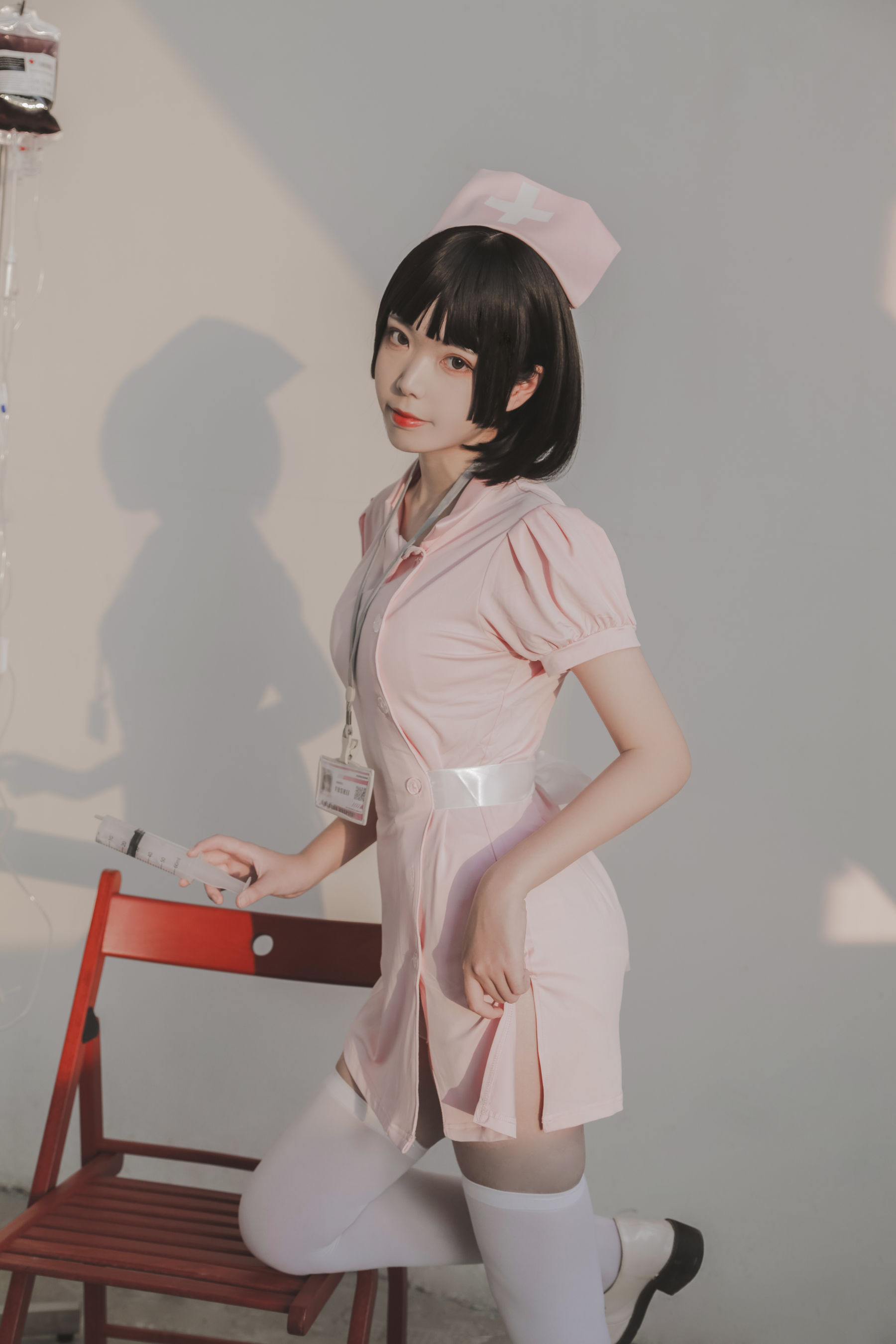 [福利COS] 可爱妹子Fushii_海堂 - 护士第7张