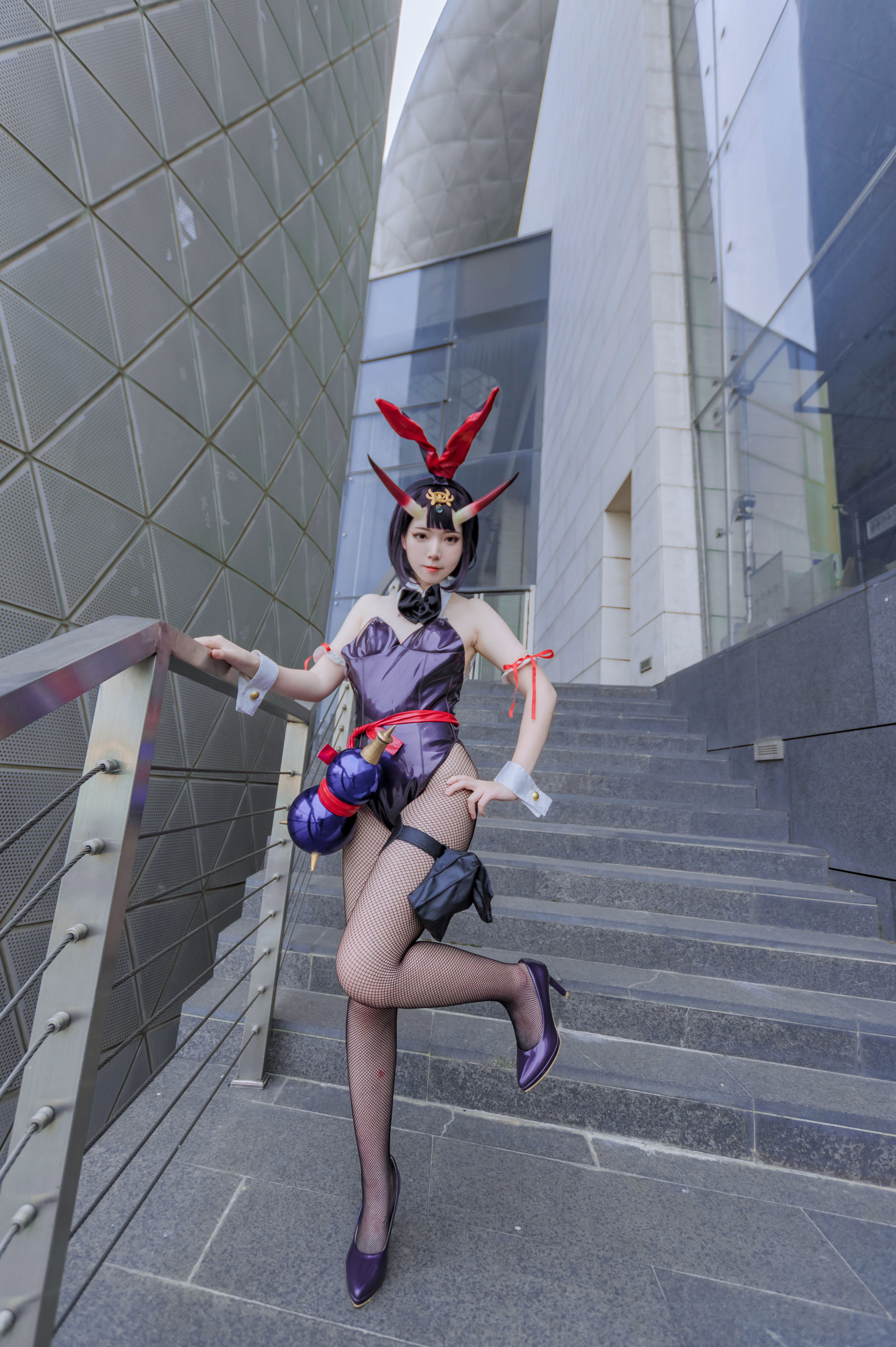 [福利COS] 可爱妹子Fushii_海堂 - 酒吞兔女郎第2张