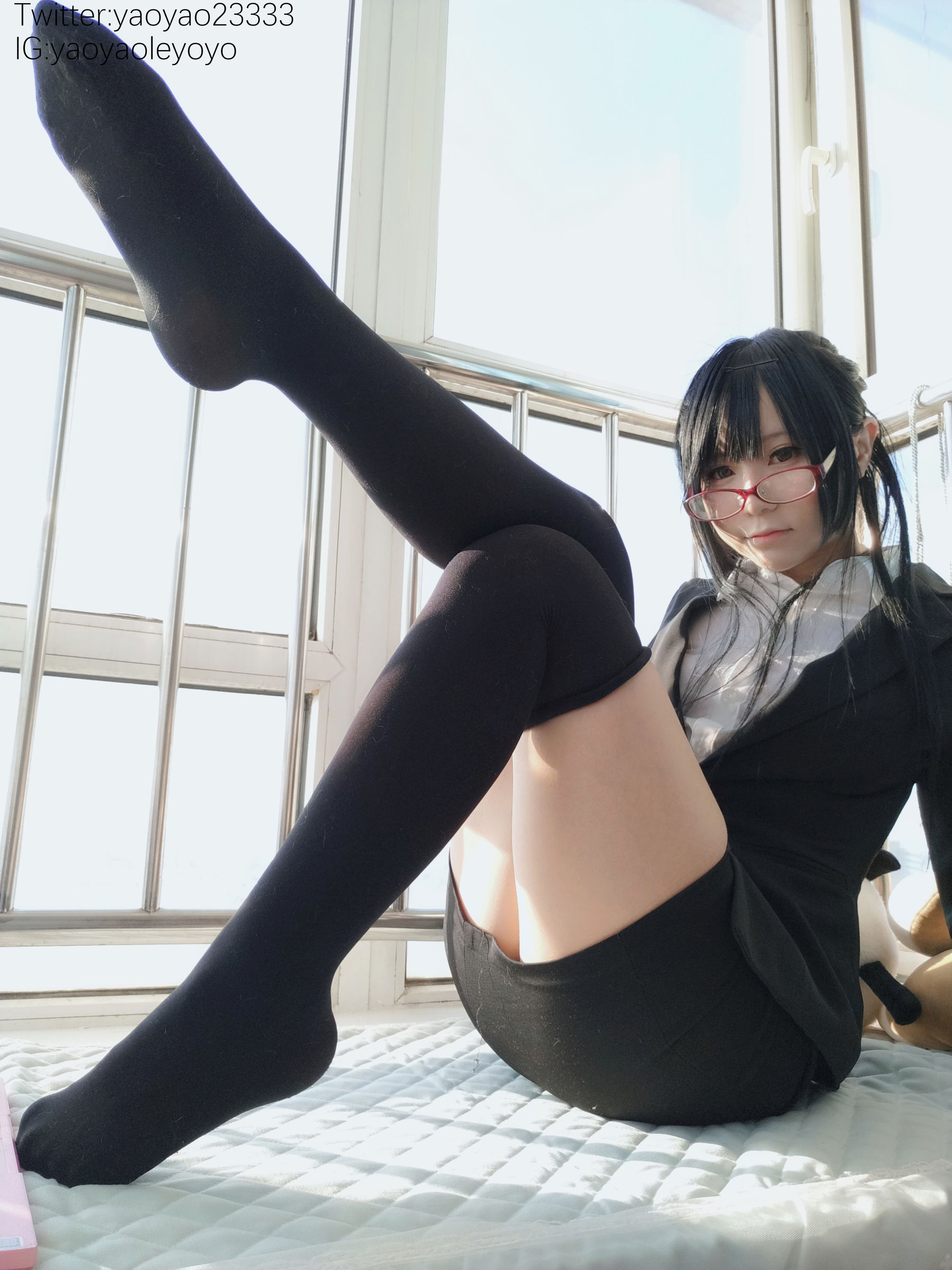 [福利COS] 萌妹子Coser摇摇乐yoyo - 补习老师第18张