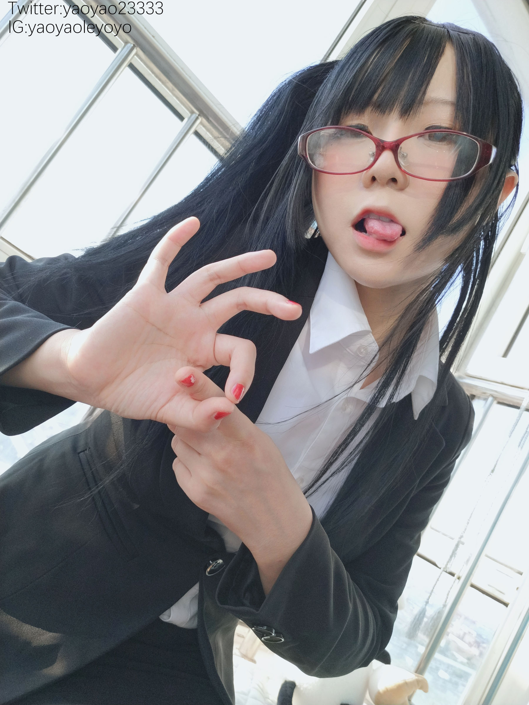 [福利COS] 萌妹子Coser摇摇乐yoyo - 补习老师第14张