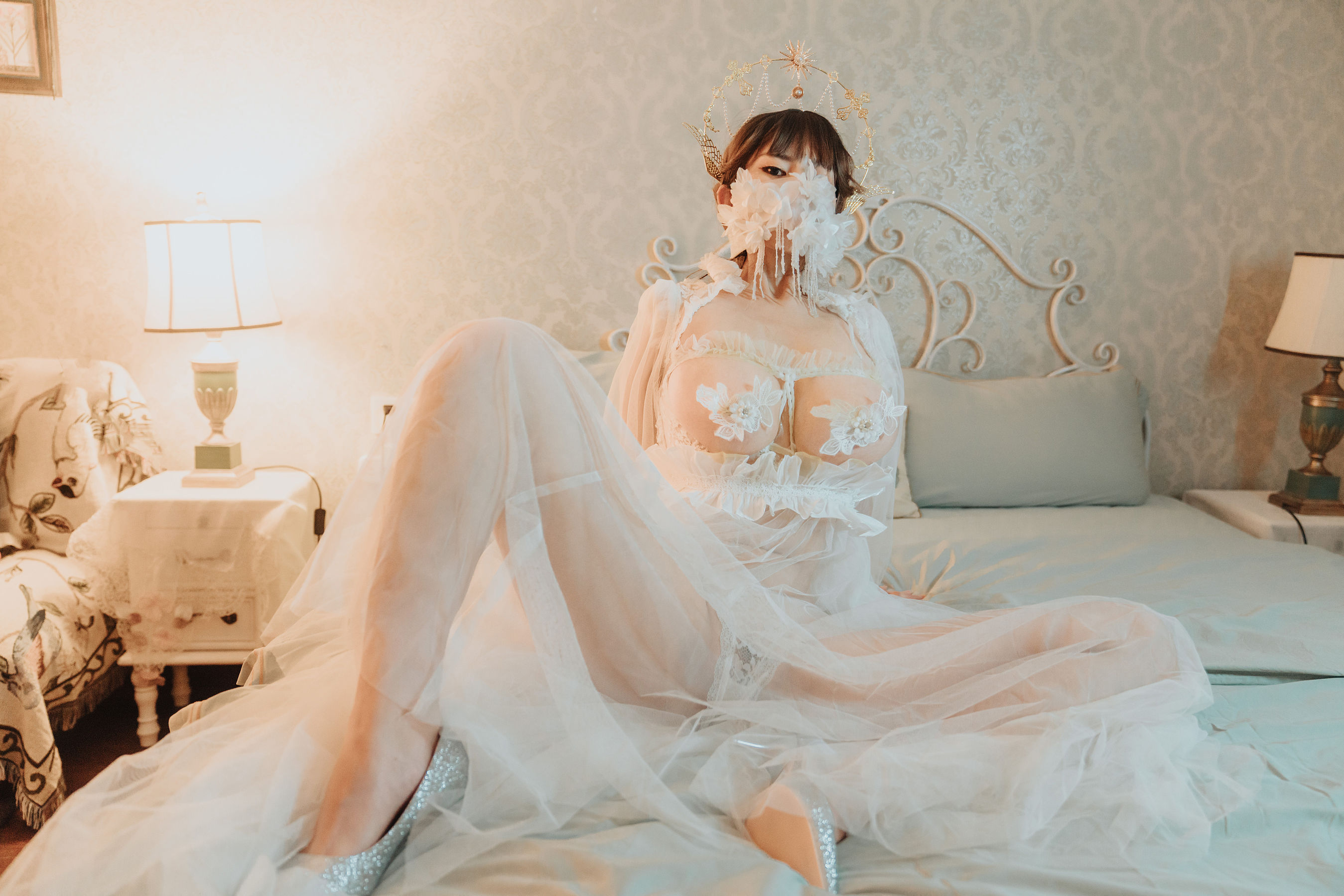 [福利COS] 星澜是澜澜叫澜妹呀 - 婚纱第8张