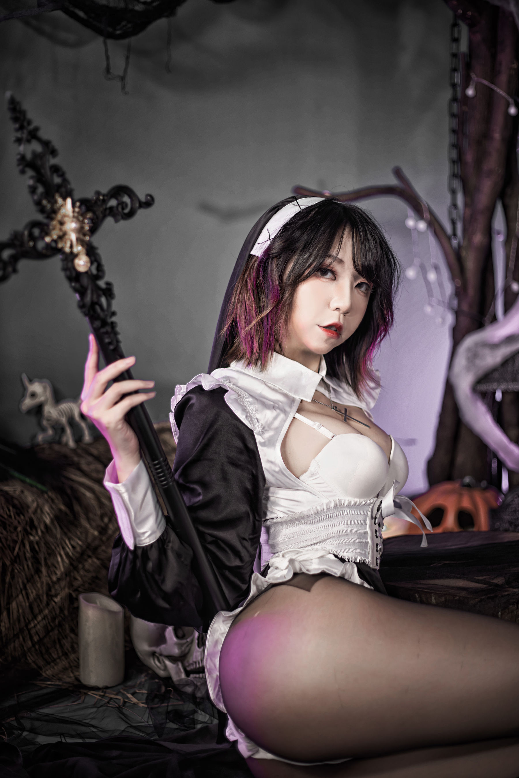 [福利COS] 梓未 - 堕落修女第10张