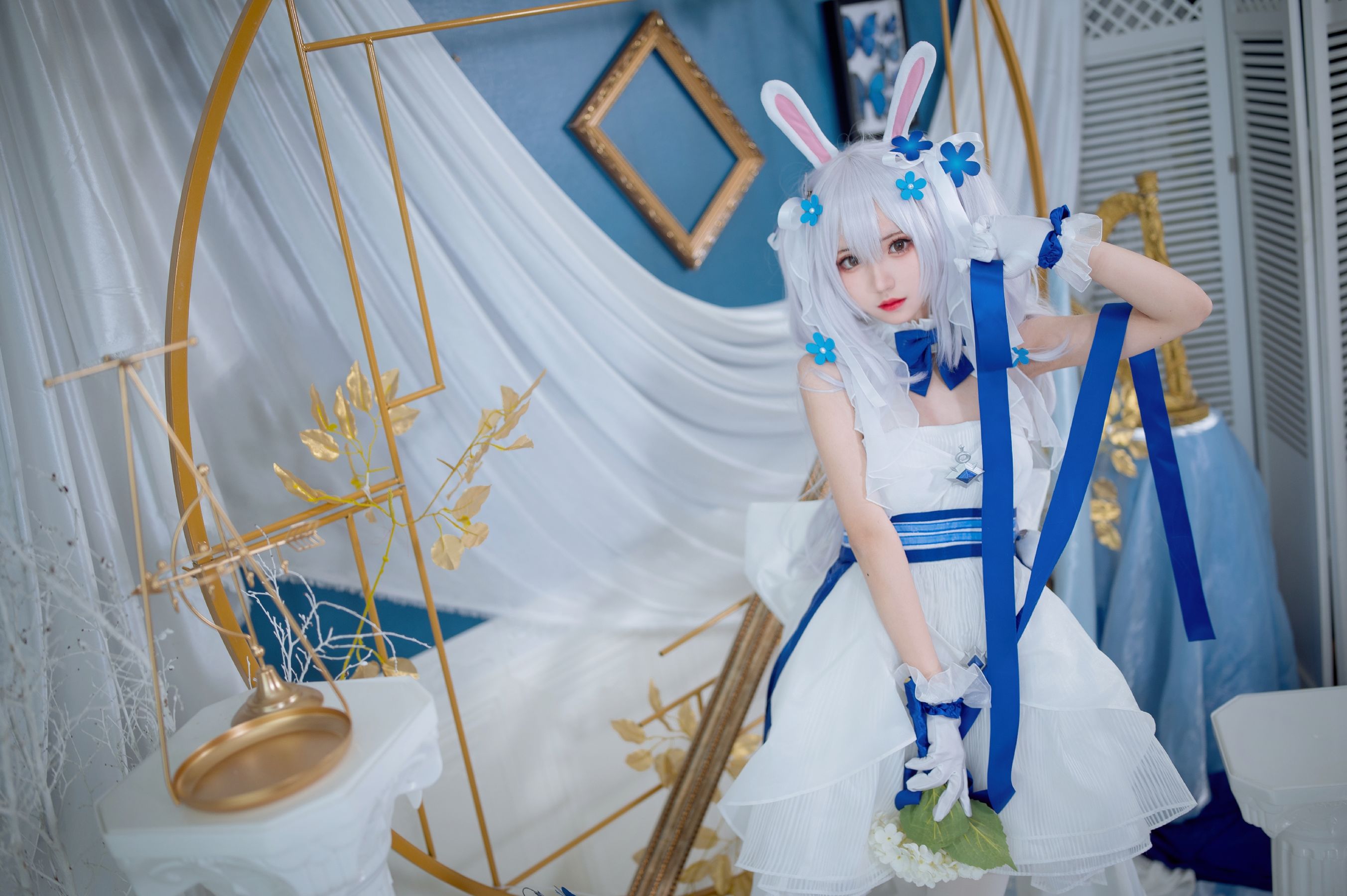 [福利COS] 花柒Hana - 拉菲花嫁第8张