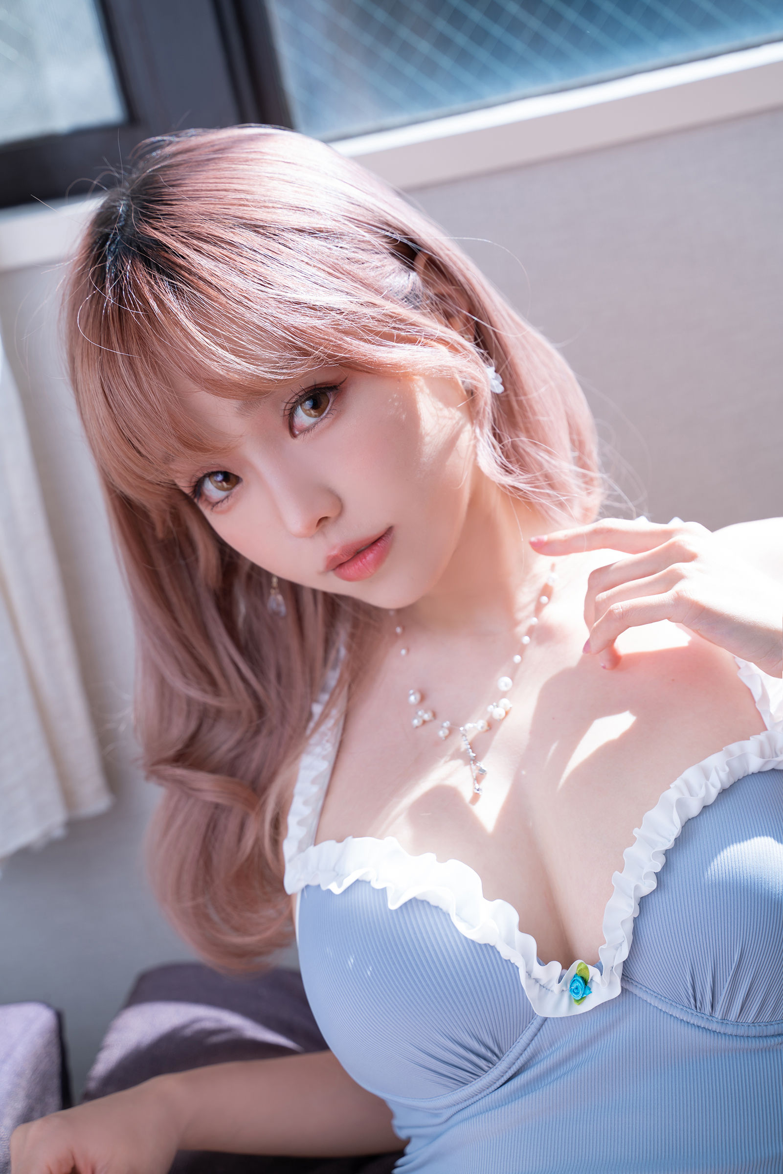 [福利COS] Ely_eee(ElyEE子) - Mist Blue Lady第11张