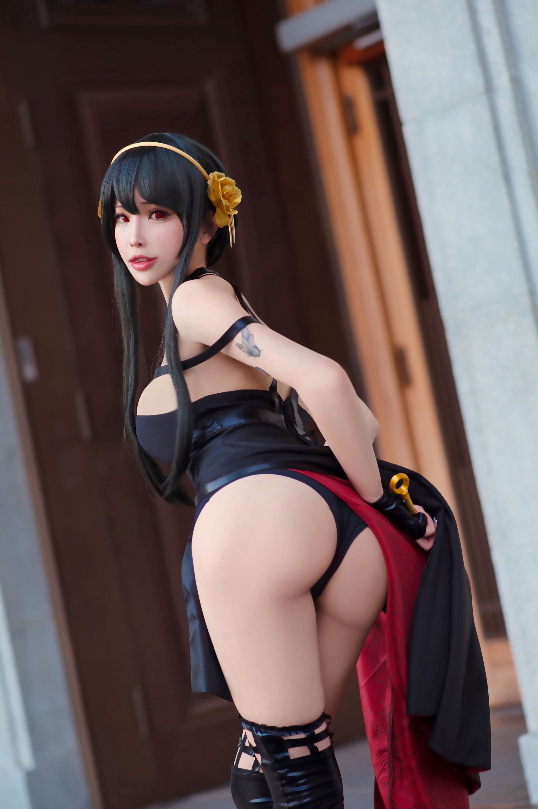 [福利COS] 花リリ(Plant Lily) - Yor Forger第7张