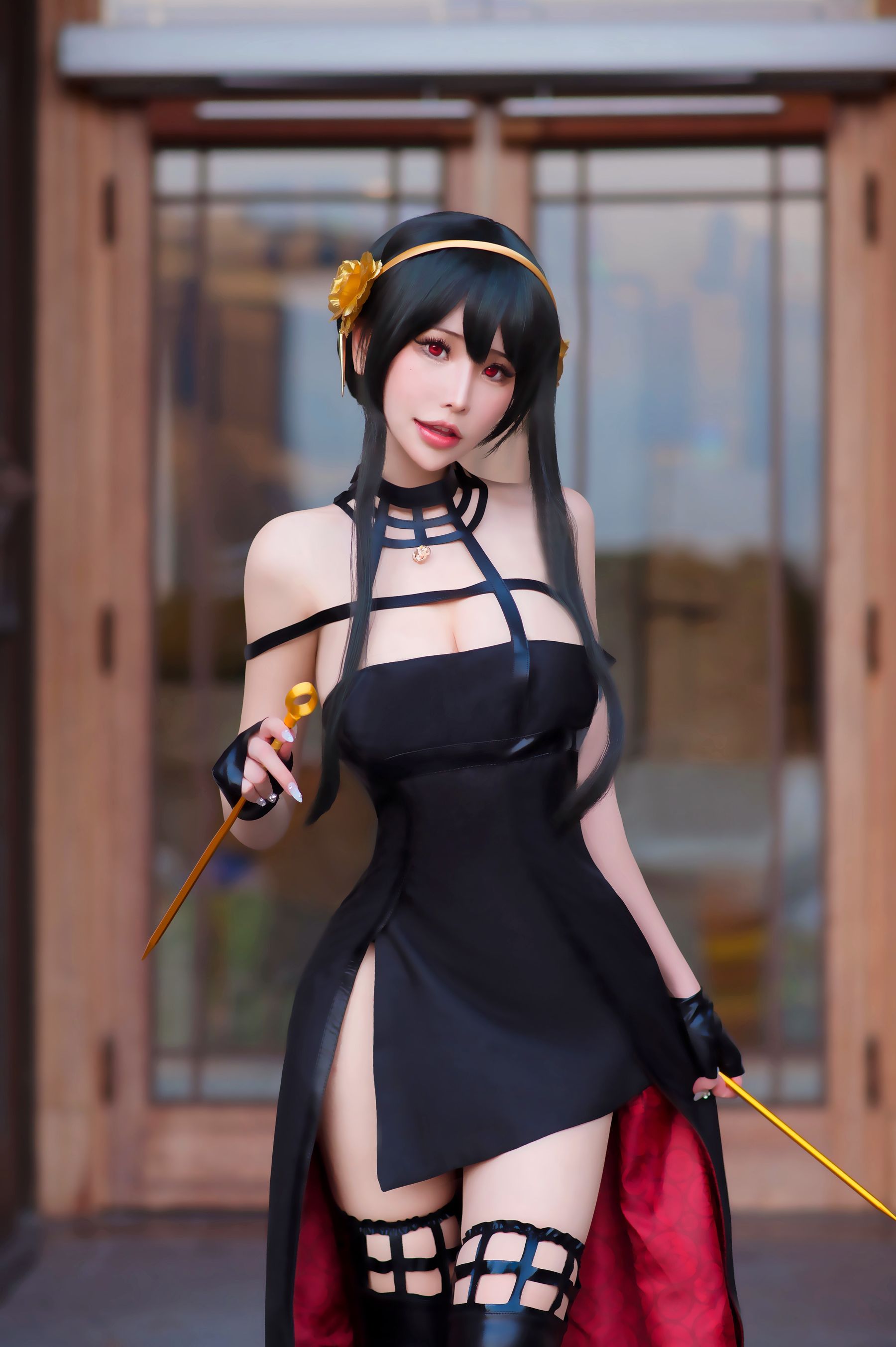 [福利COS] 花リリ(Plant Lily) - Yor Forger第4张