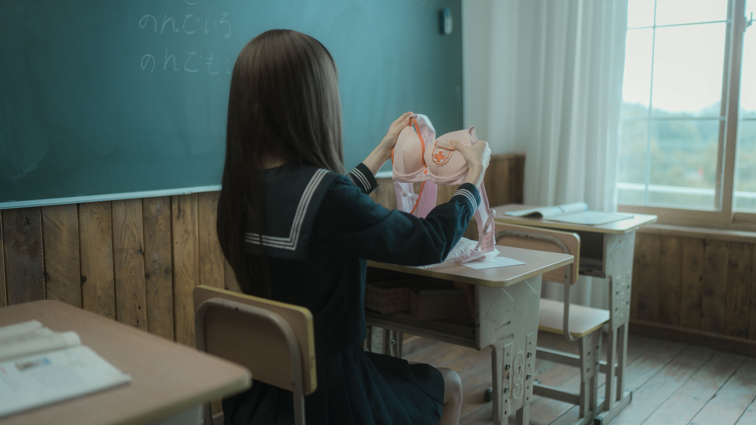 [福利COS] 西园寺南歌写真 - 与班长的游戏第40张