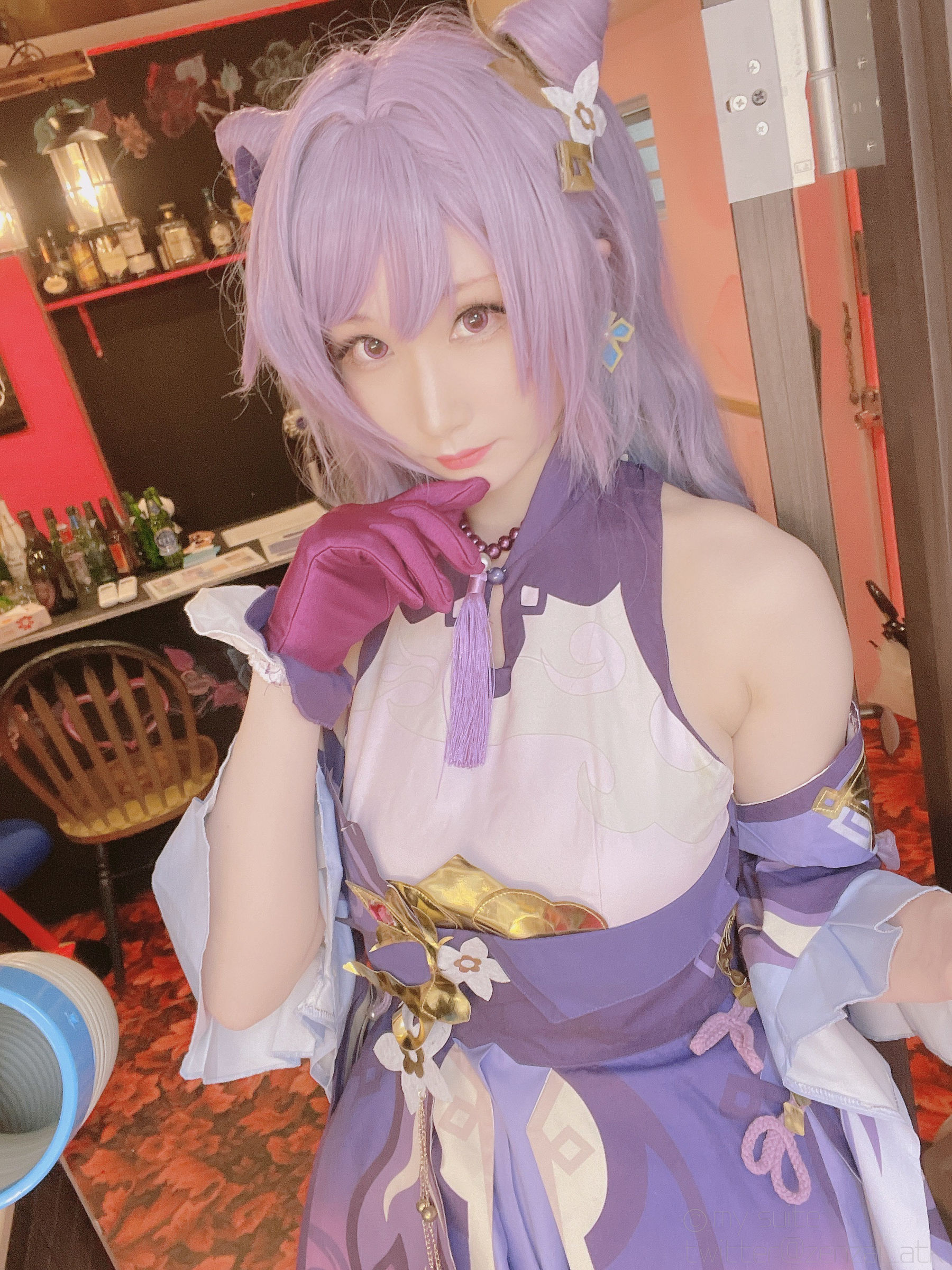 [福利COS] (Cosplay)[my suite] Atsuki あつき - Keqing 刻晴 (Genshin Impact)第9张