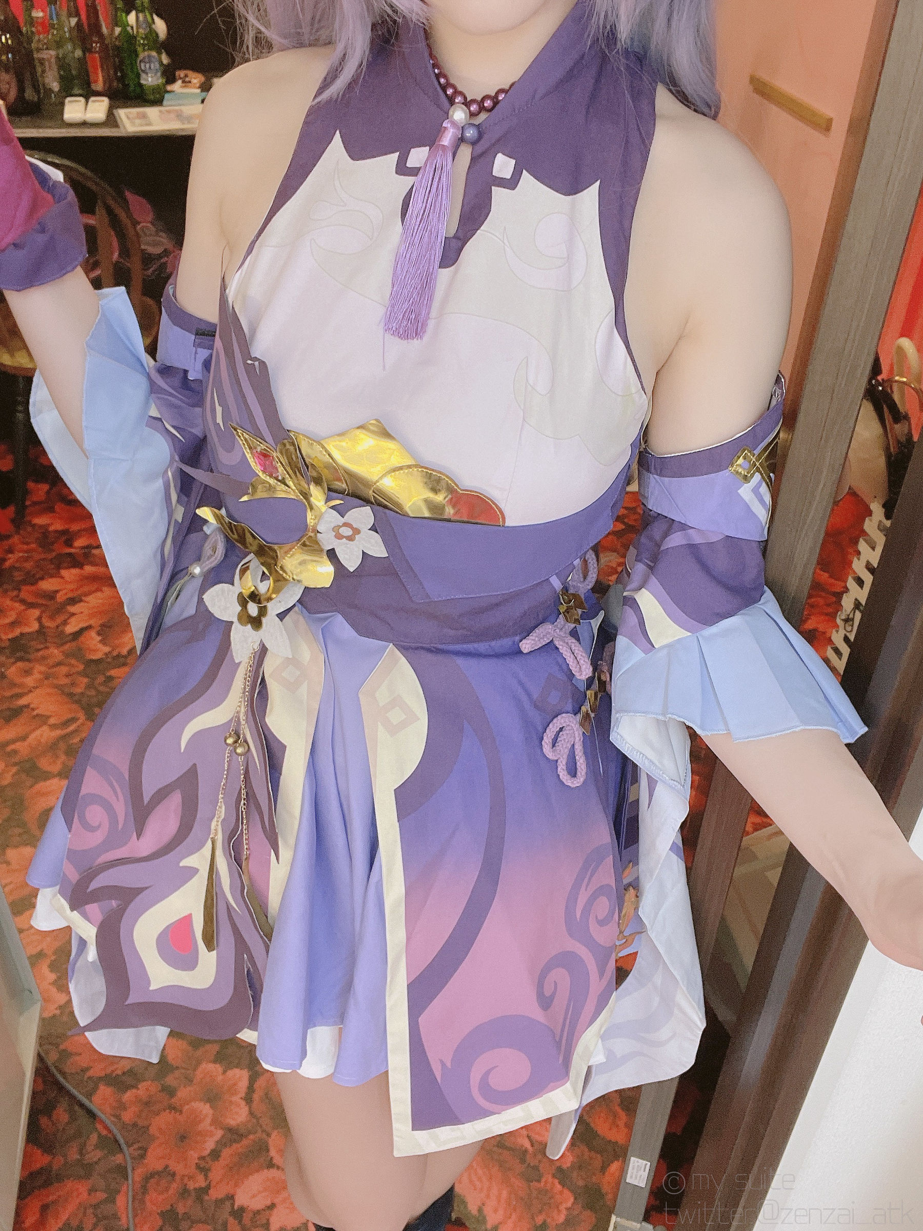 [福利COS] (Cosplay)[my suite] Atsuki あつき - Keqing 刻晴 (Genshin Impact)第6张