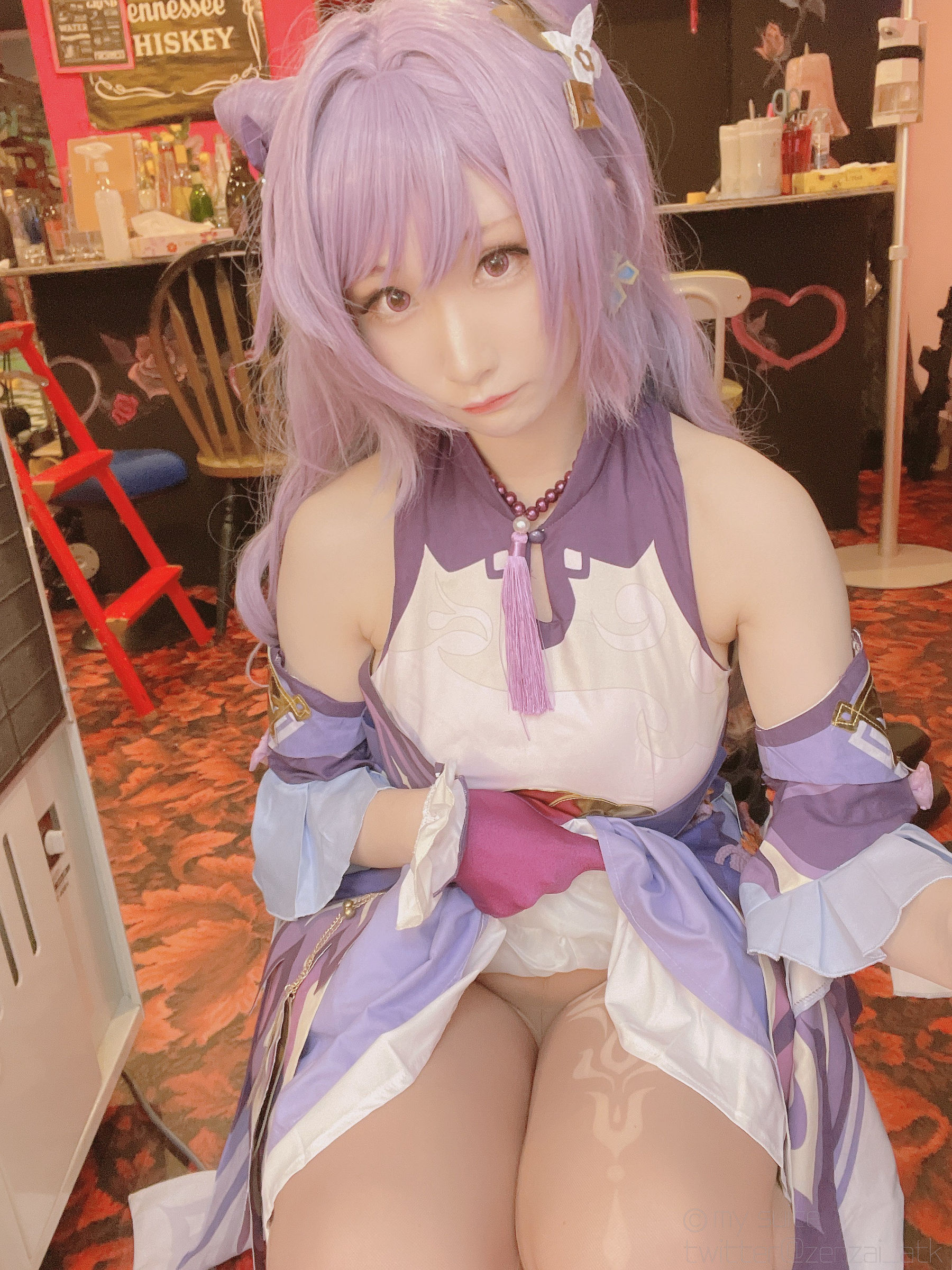 [福利COS] (Cosplay)[my suite] Atsuki あつき - Keqing 刻晴 (Genshin Impact)第7张