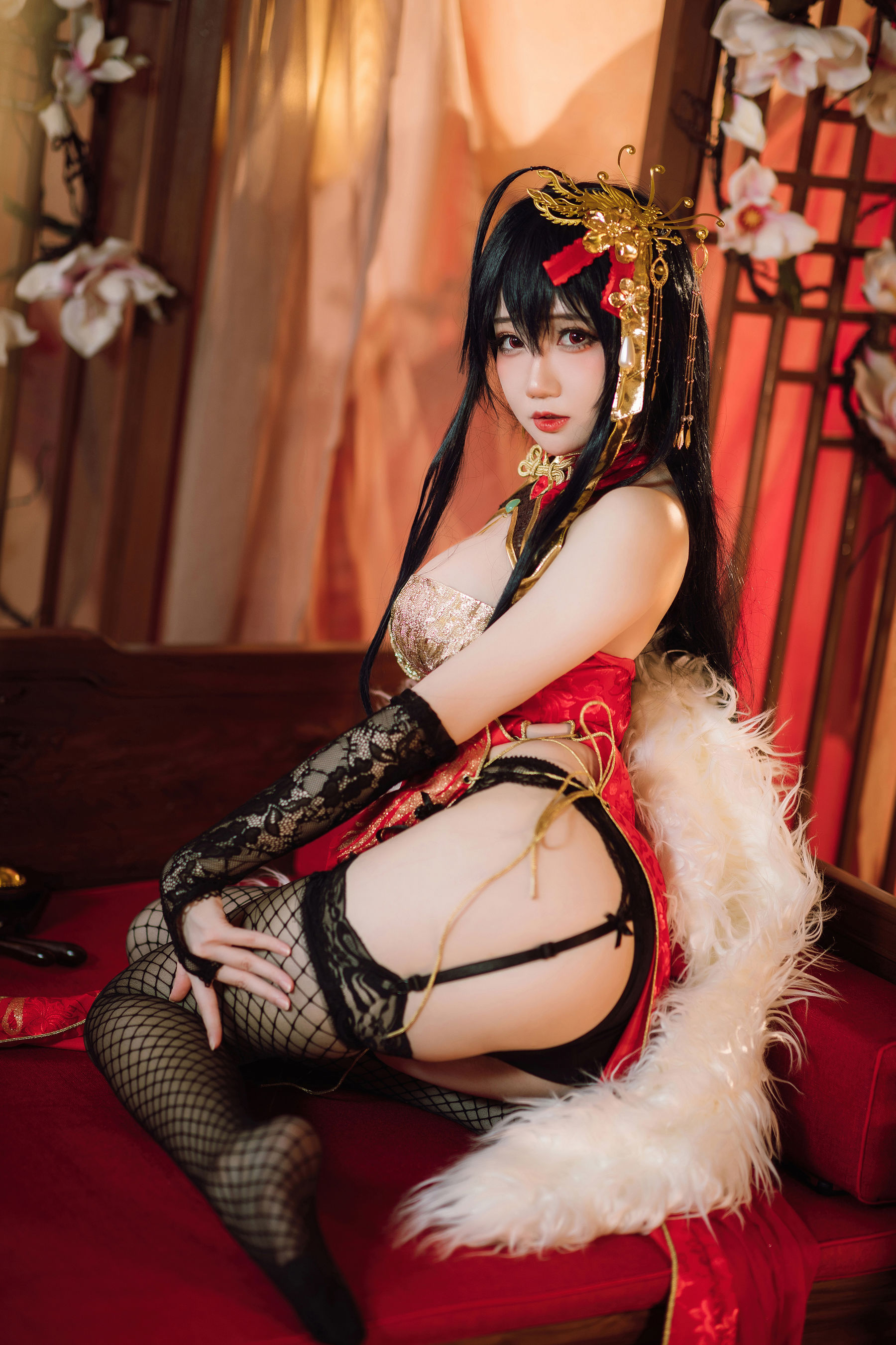 [福利COS] 焖焖碳 - 大凤旗袍第6张