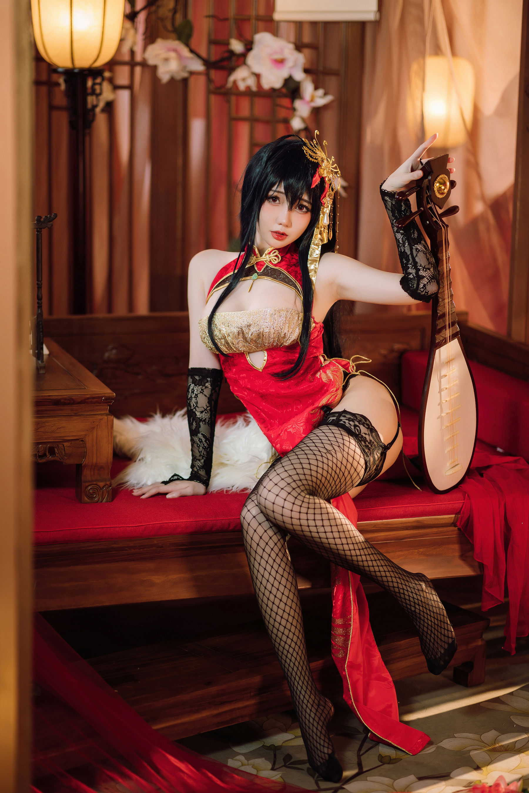 [福利COS] 焖焖碳 - 大凤旗袍第6张