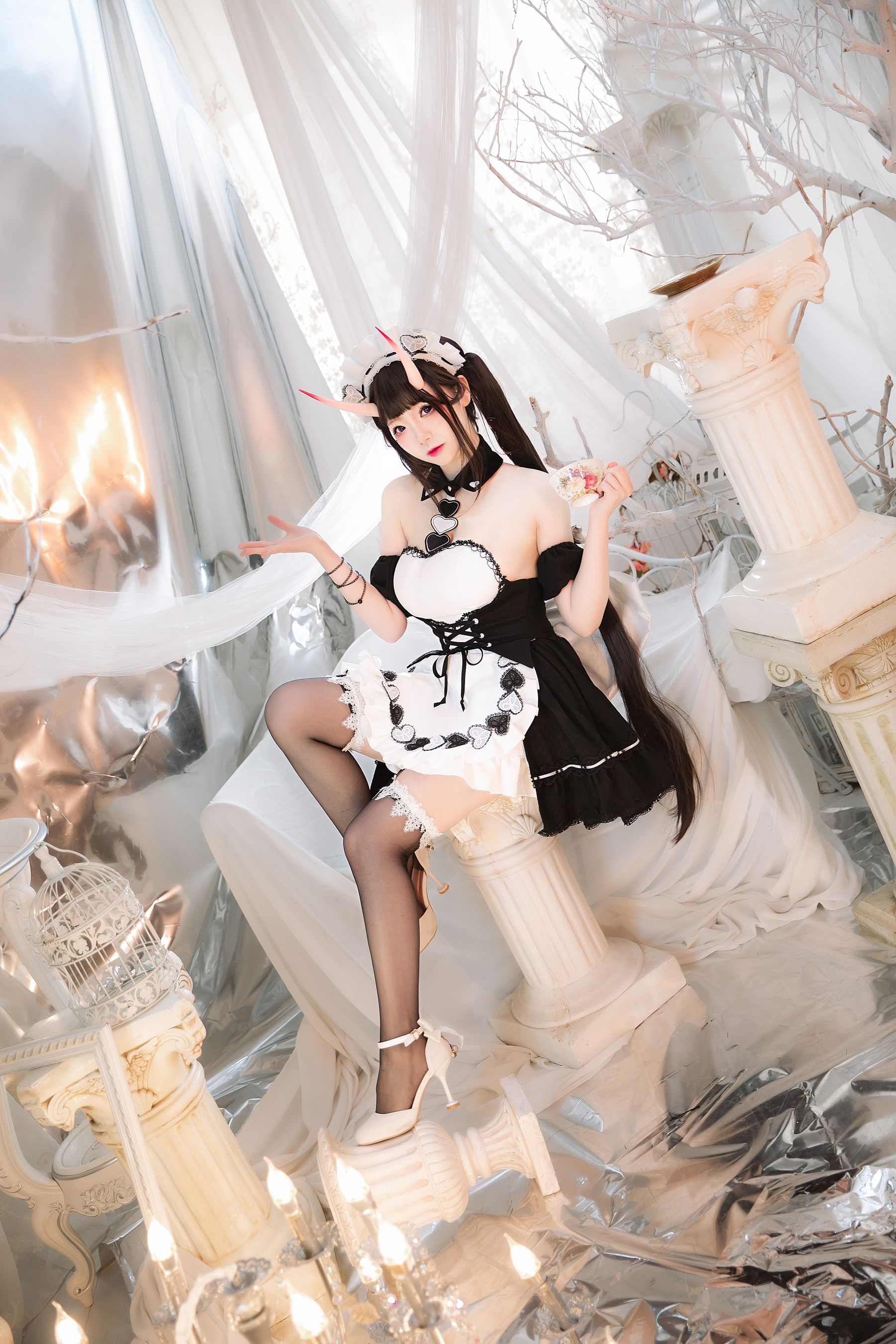 [福利COS] 动漫博主雪晴Astra - 能代女仆第20张