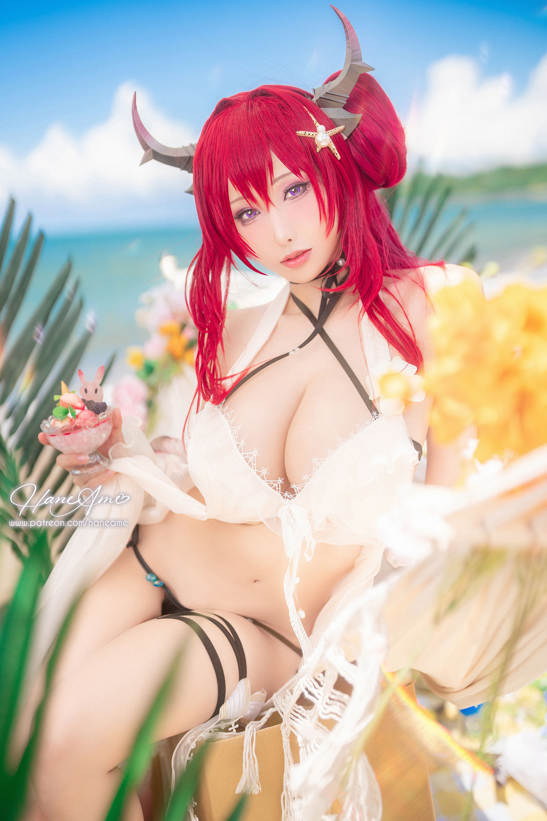 [福利COS] Hane Ame 雨波写真 - Arknights Surtr 泳裝第8张