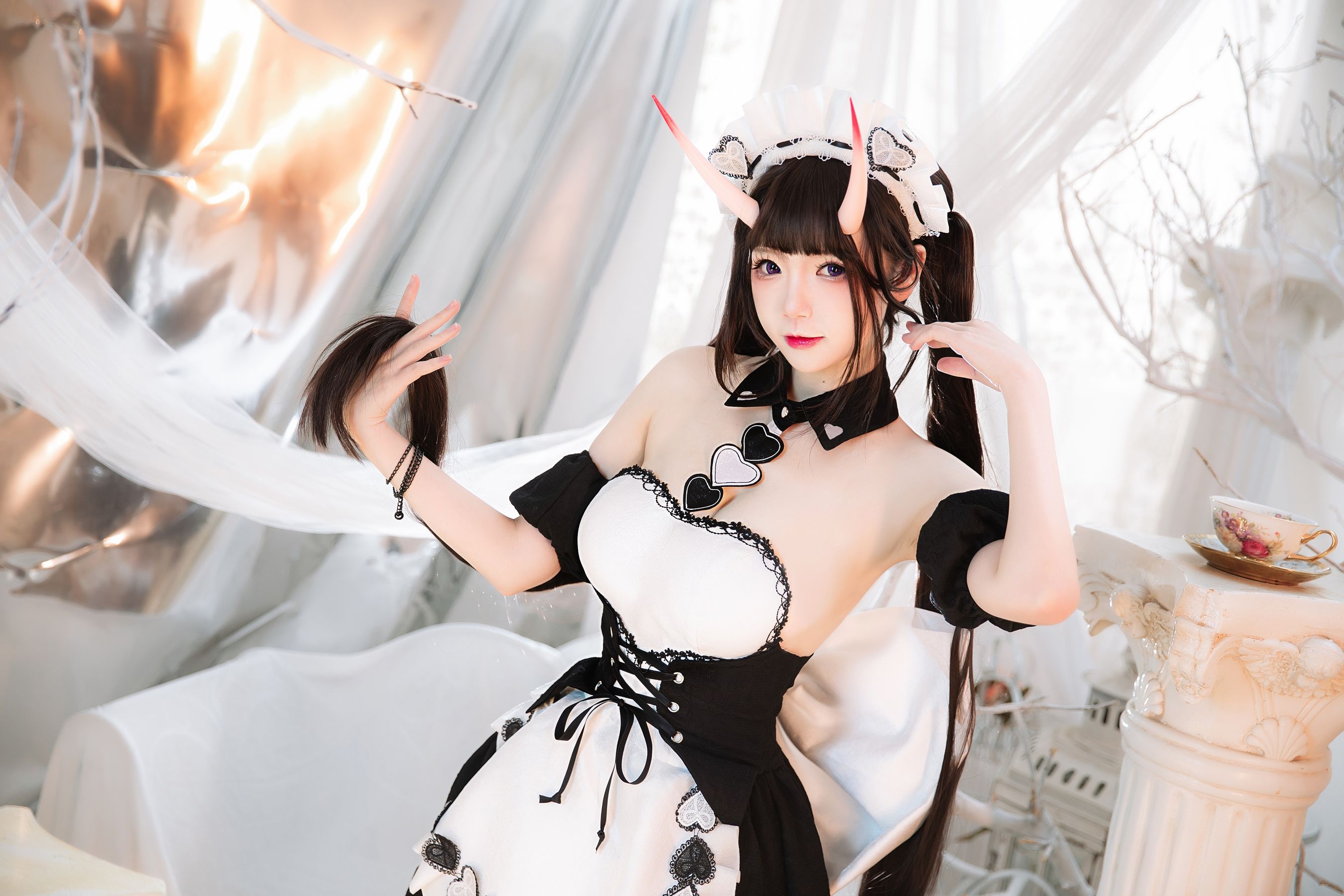 [福利COS] 动漫博主雪晴Astra - 能代女仆第14张
