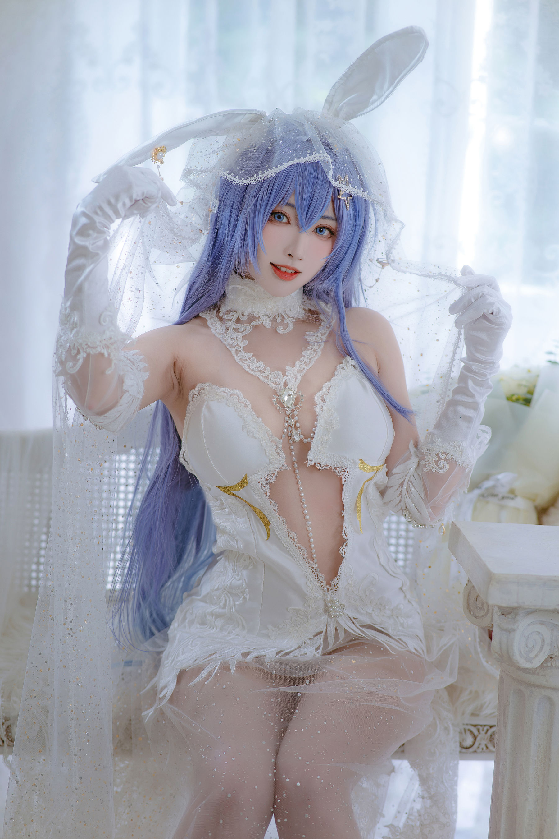 [福利COS] 宫本桜 - 花园花嫁第8张
