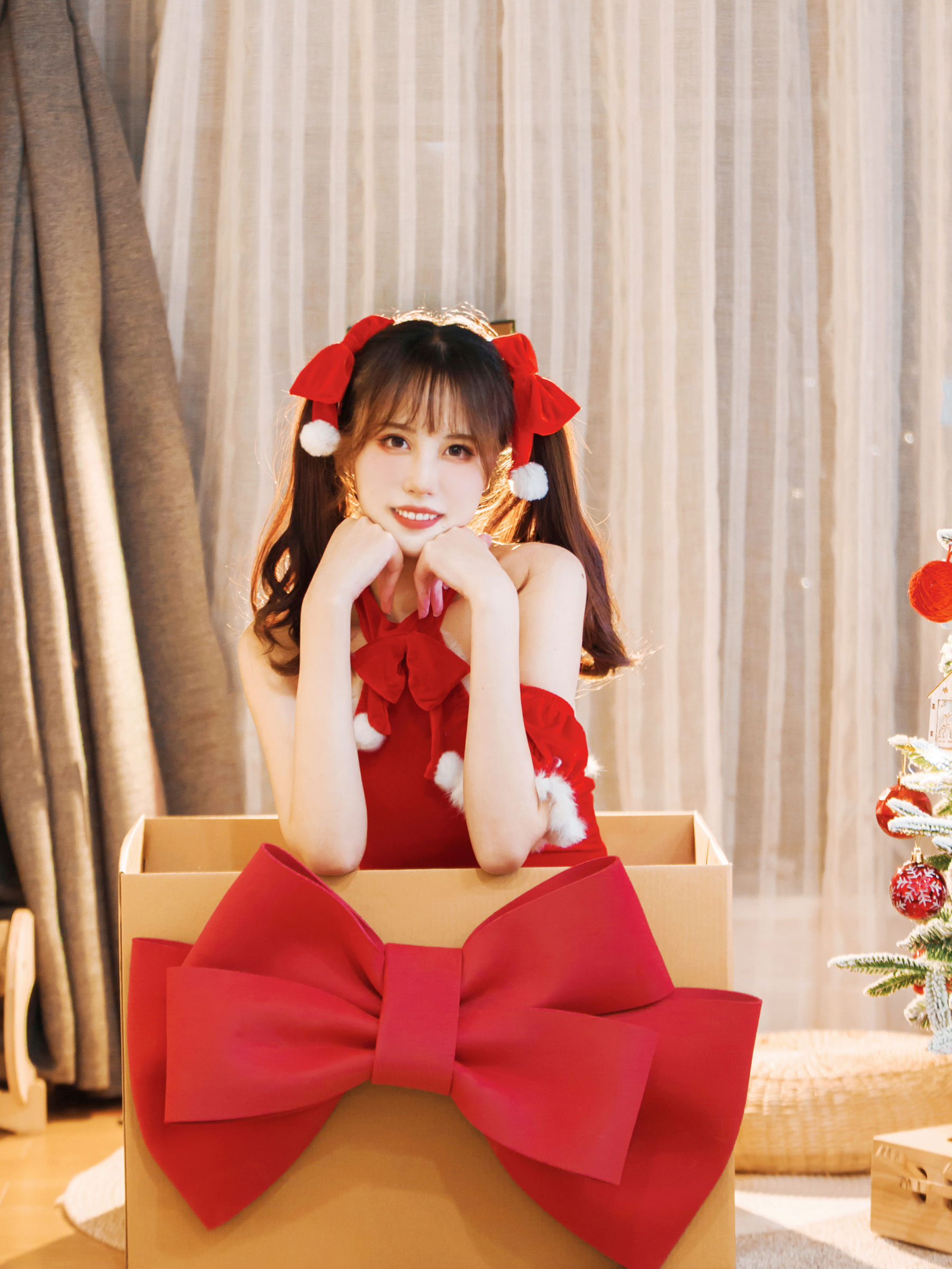 [福利COS] 次元少女念雪ww - 玫瑰礼物第5张