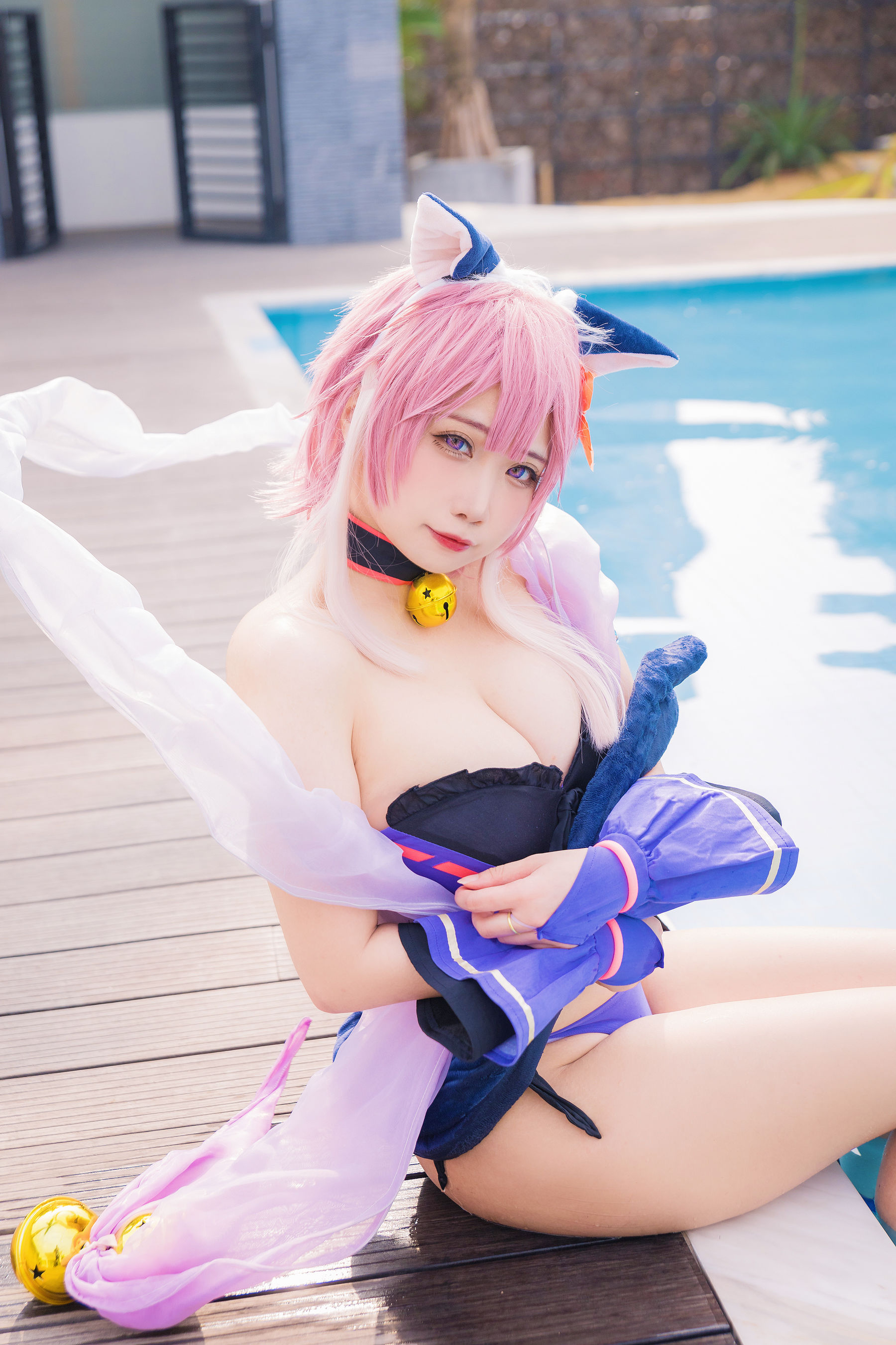 [福利COS] 贞子蜜桃 - 九月舰长 宮坂珠希泳装第10张