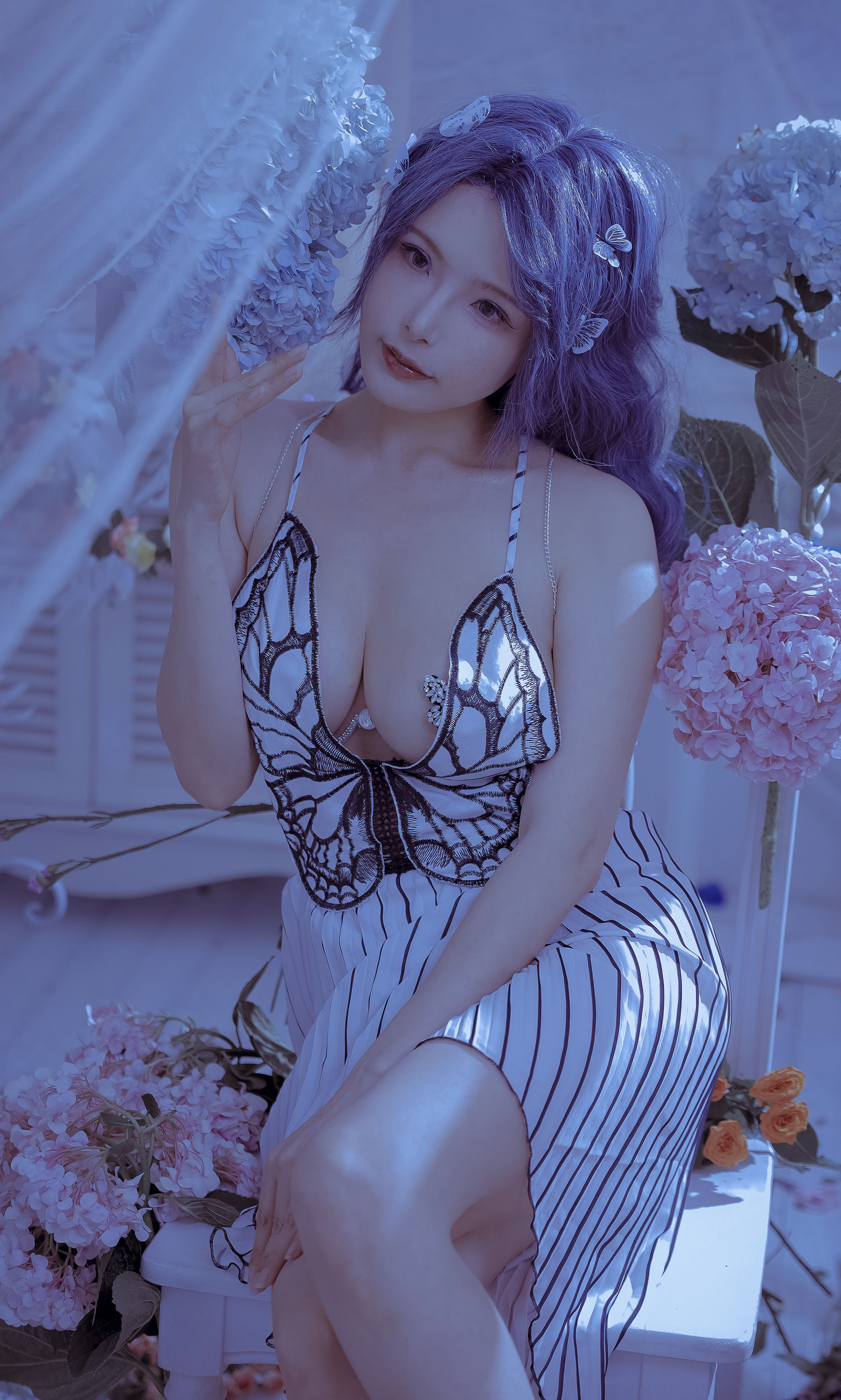 [福利COS] 秋和柯基(夏小秋秋秋) - 蝴蝶夫人第1张