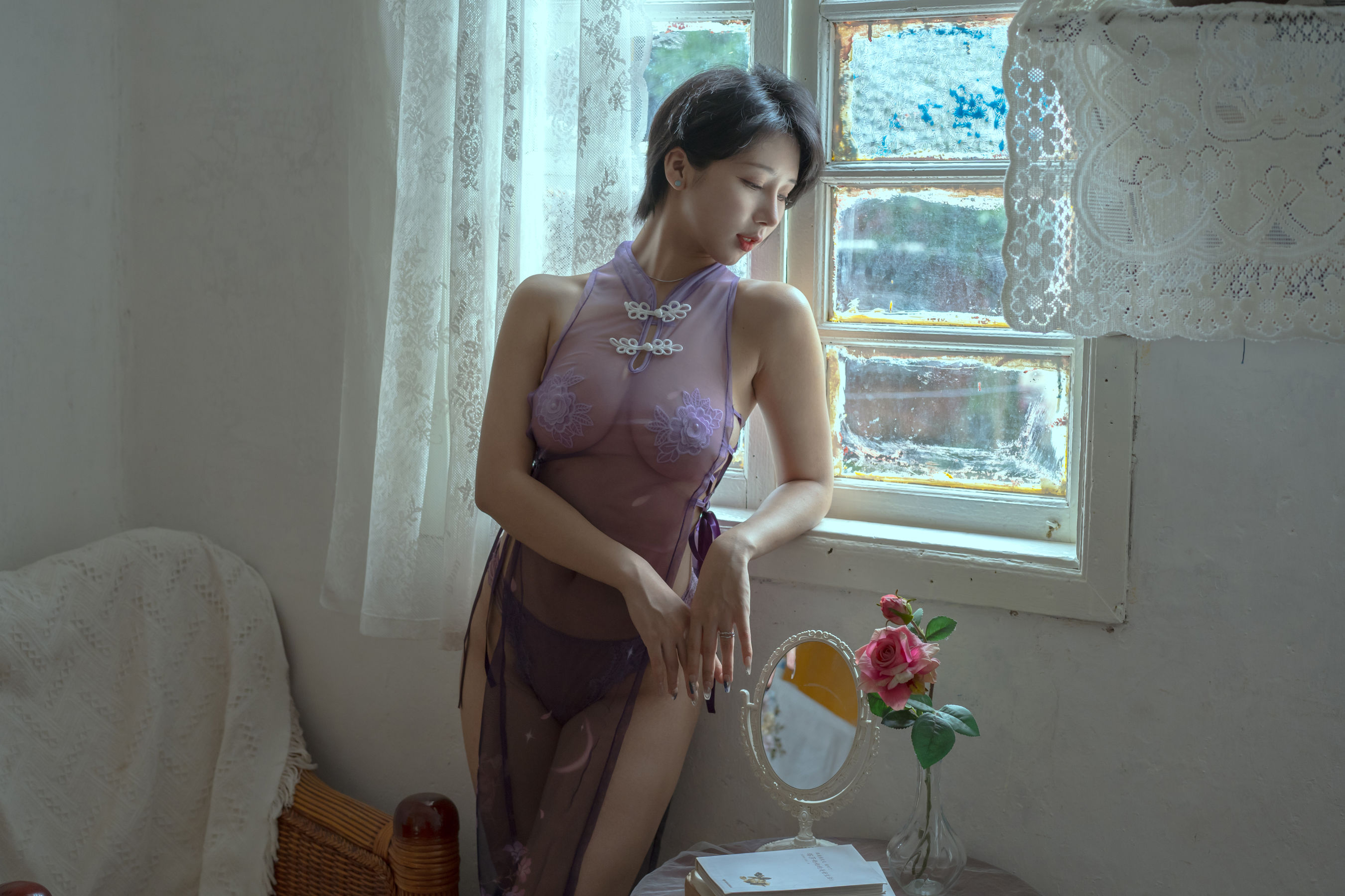 [福利COS] 云溪溪 - 奶桃 暧昧第24张