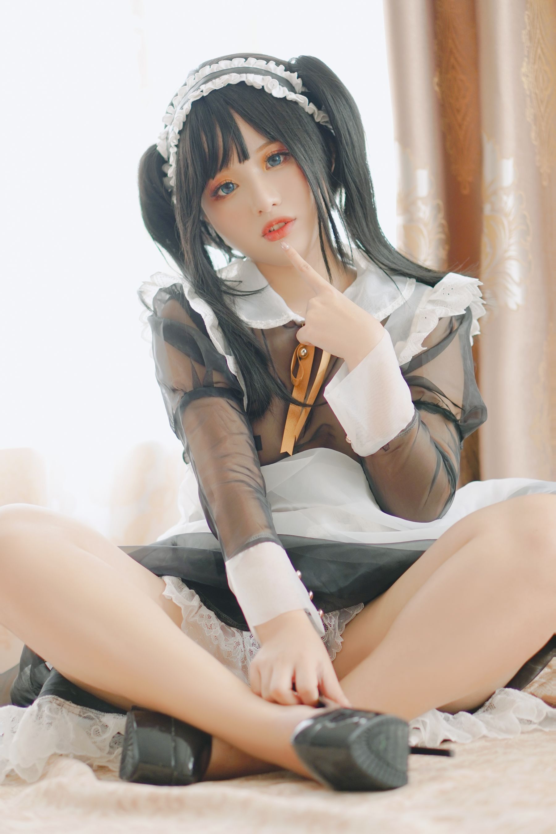 [福利COS] Chono Black - Transparent Maid第3张