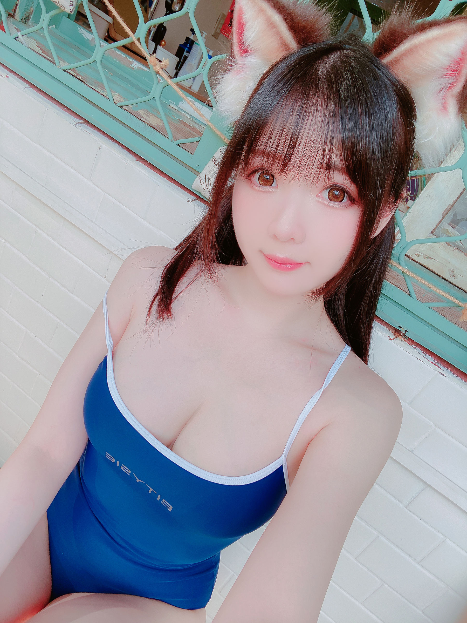 [福利COS] 微博妹纸霜月shimo[fantia] 2022-11-17 スク水第6张