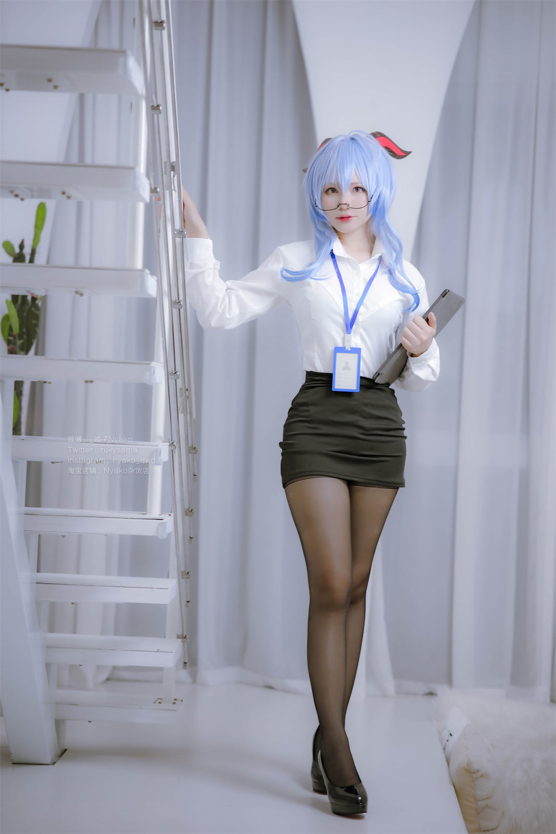 [福利COS] Nyako喵子 - 原神甘雨OL第7张