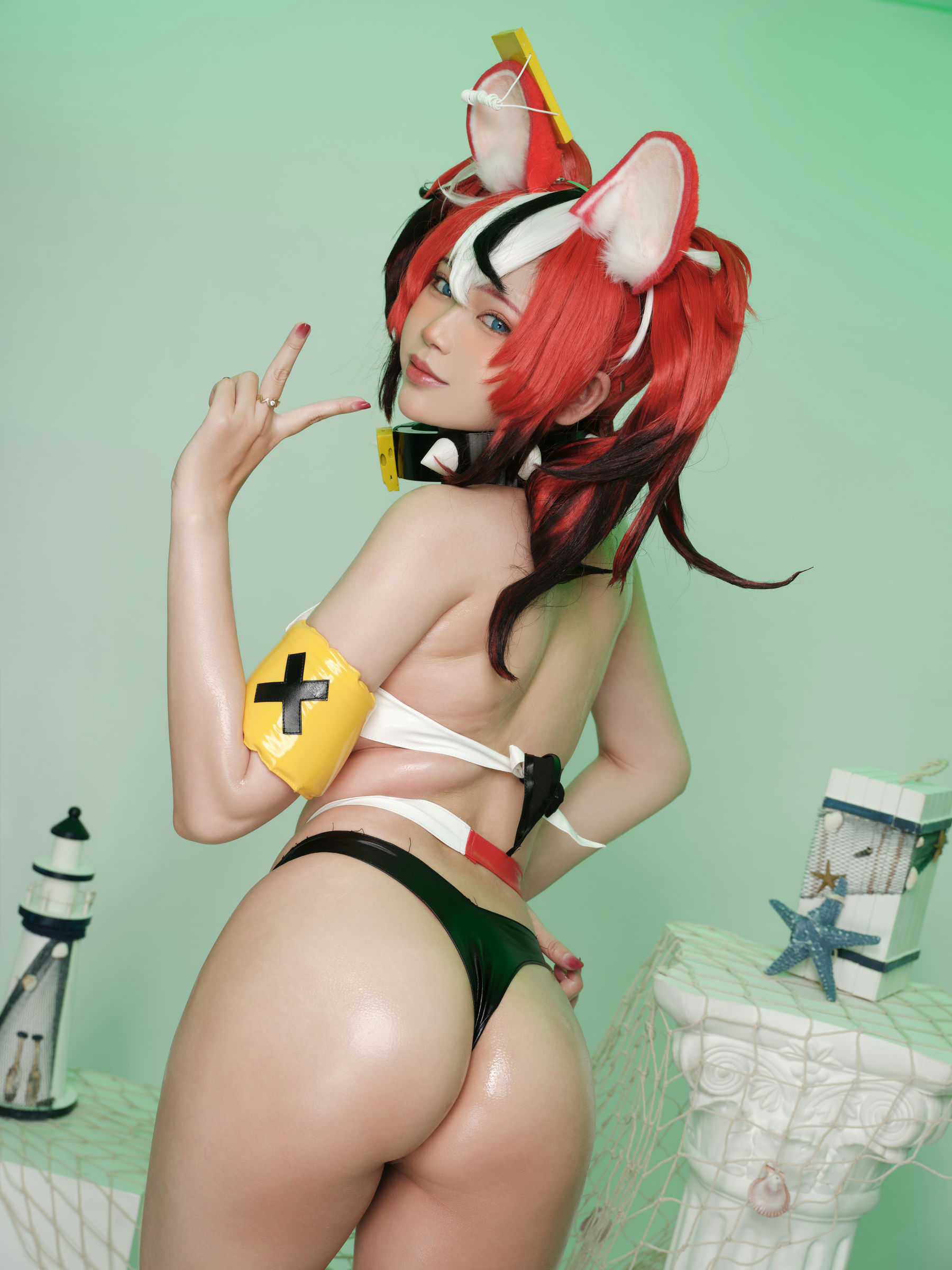 [福利COS] ZinieQ - Hakos Baelz Pole Dancing第5张