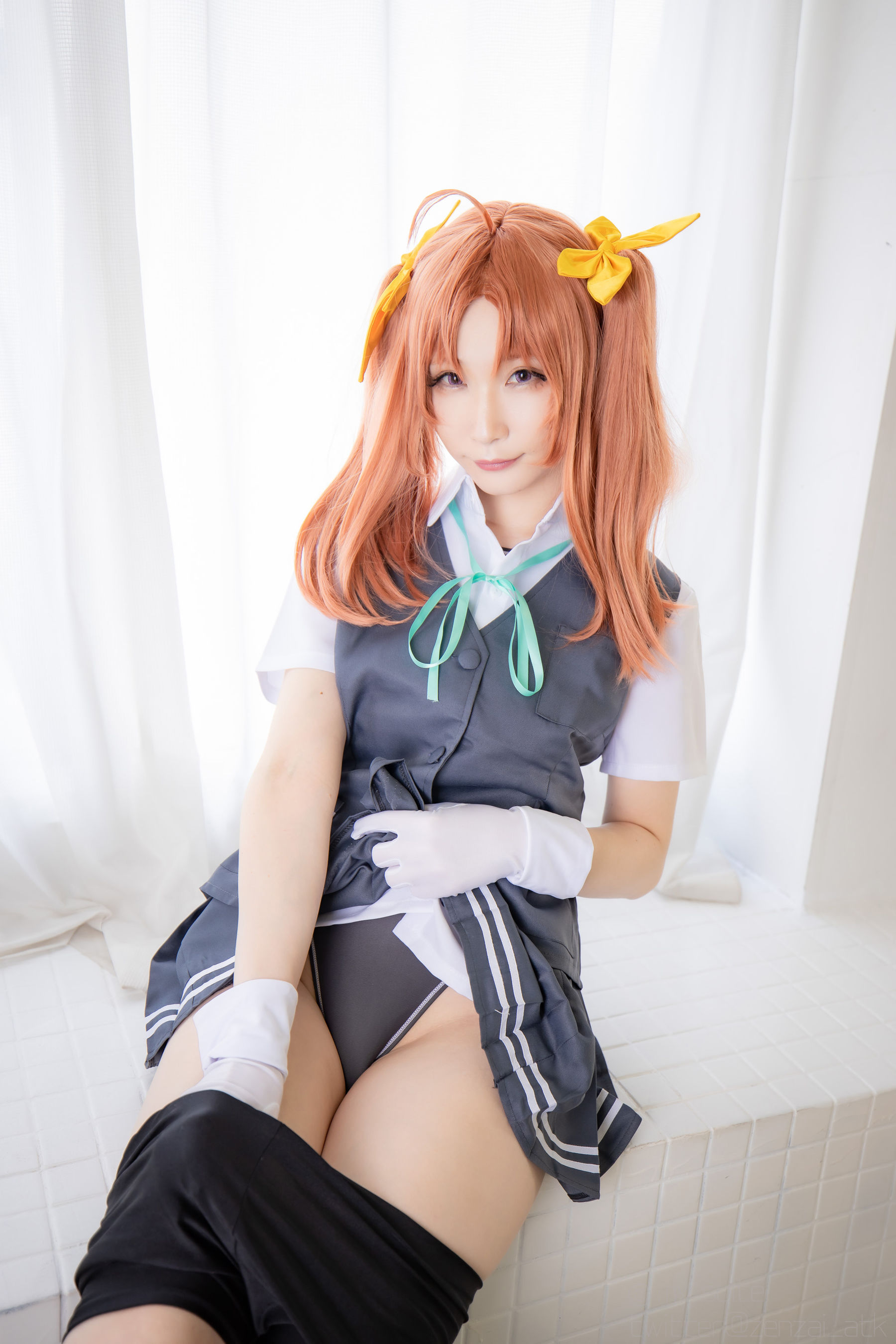 [福利COS] (Cosplay)[my suite] Atsuki あつき - スパッツと競泳水着を堪能するROM Suite Collection.36第15张