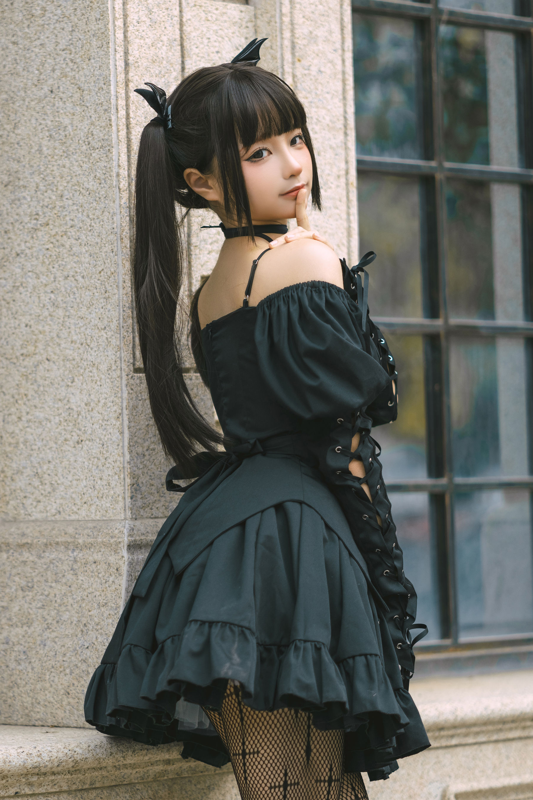 [福利COS] 动漫博主蠢沫沫 - 双马尾小恶魔第7张