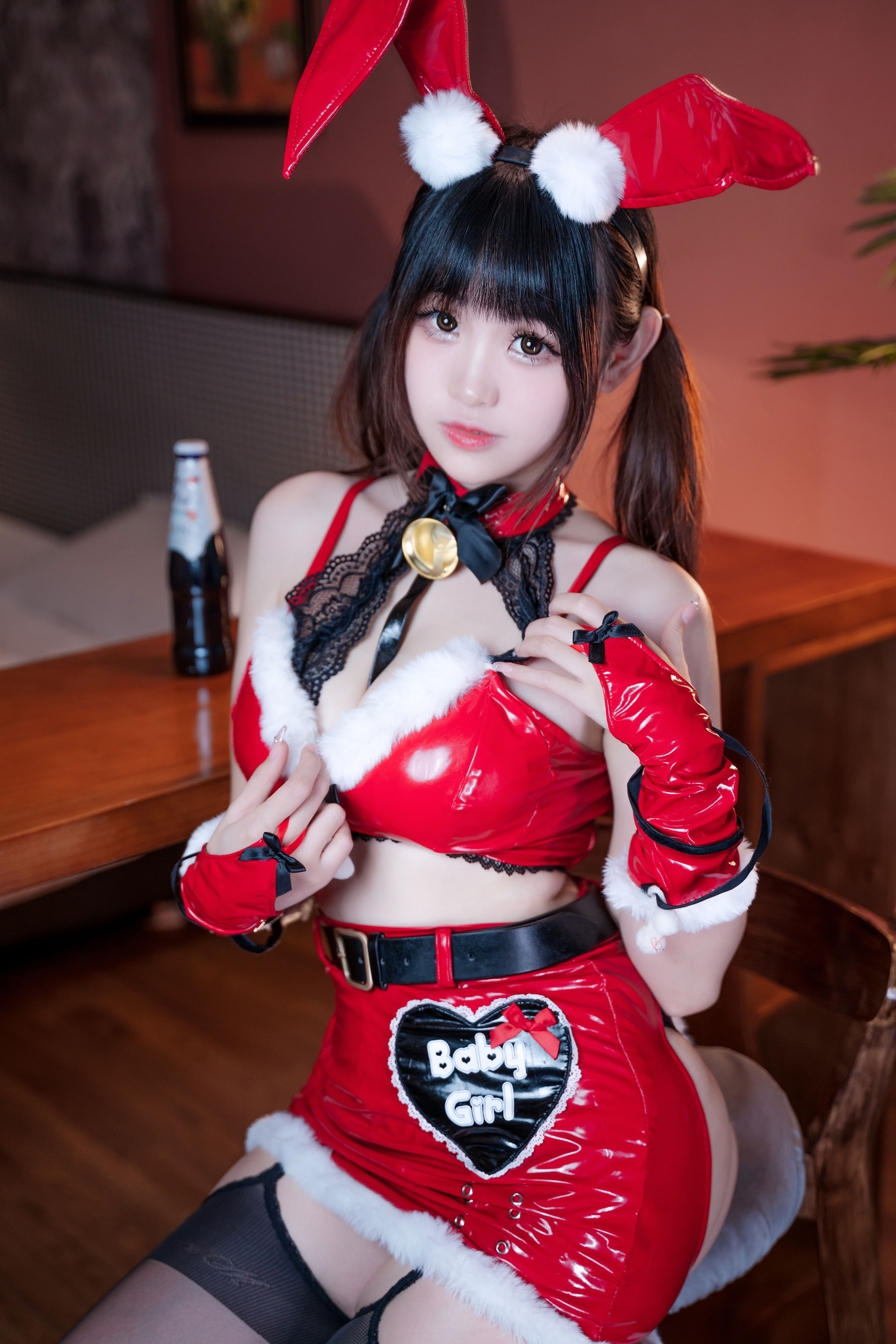 [福利COS] miko酱ww - 圣诞兔兔第3张