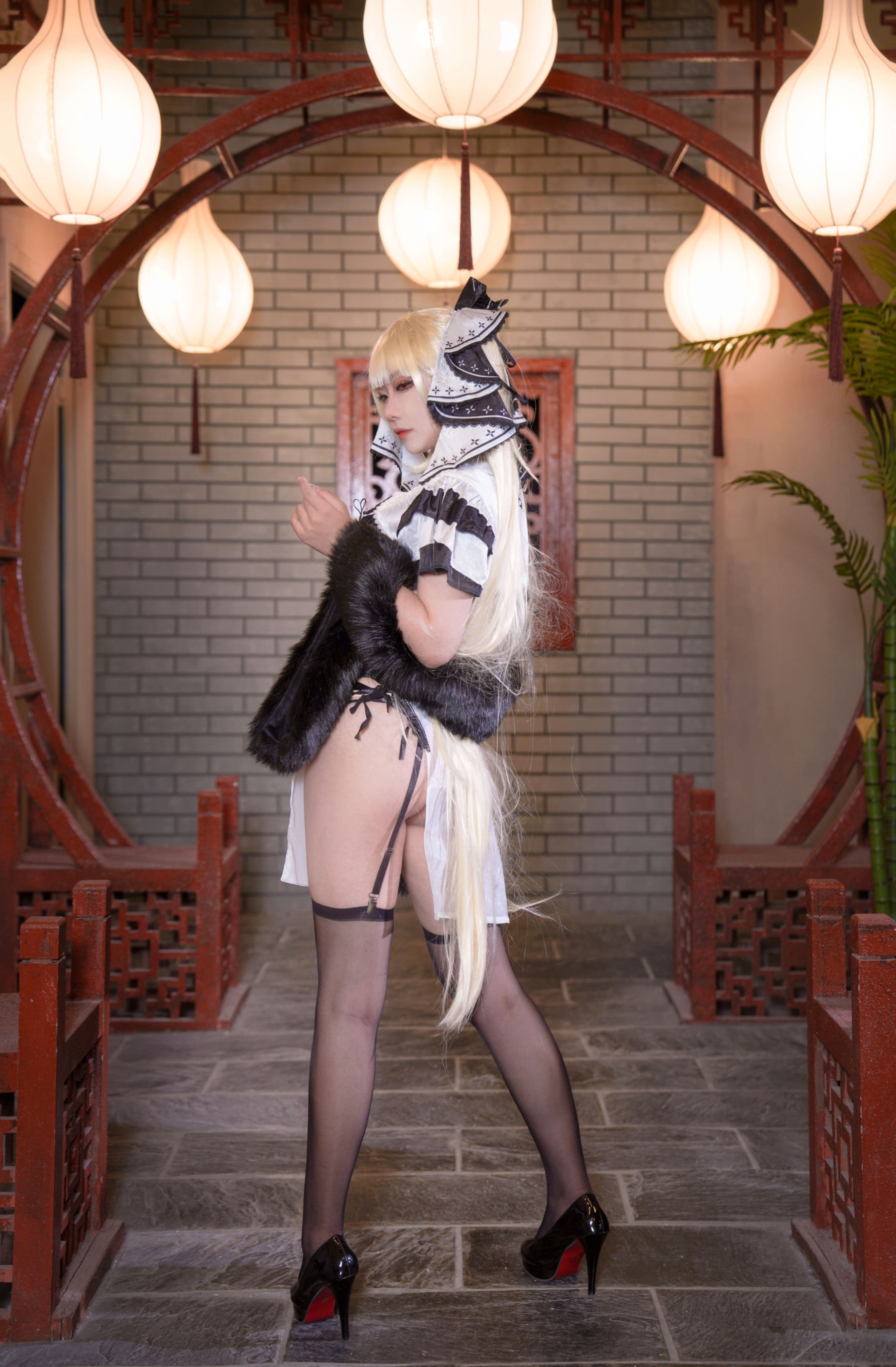 [福利COS] Ho_biiibo - 可畏旗袍第5张