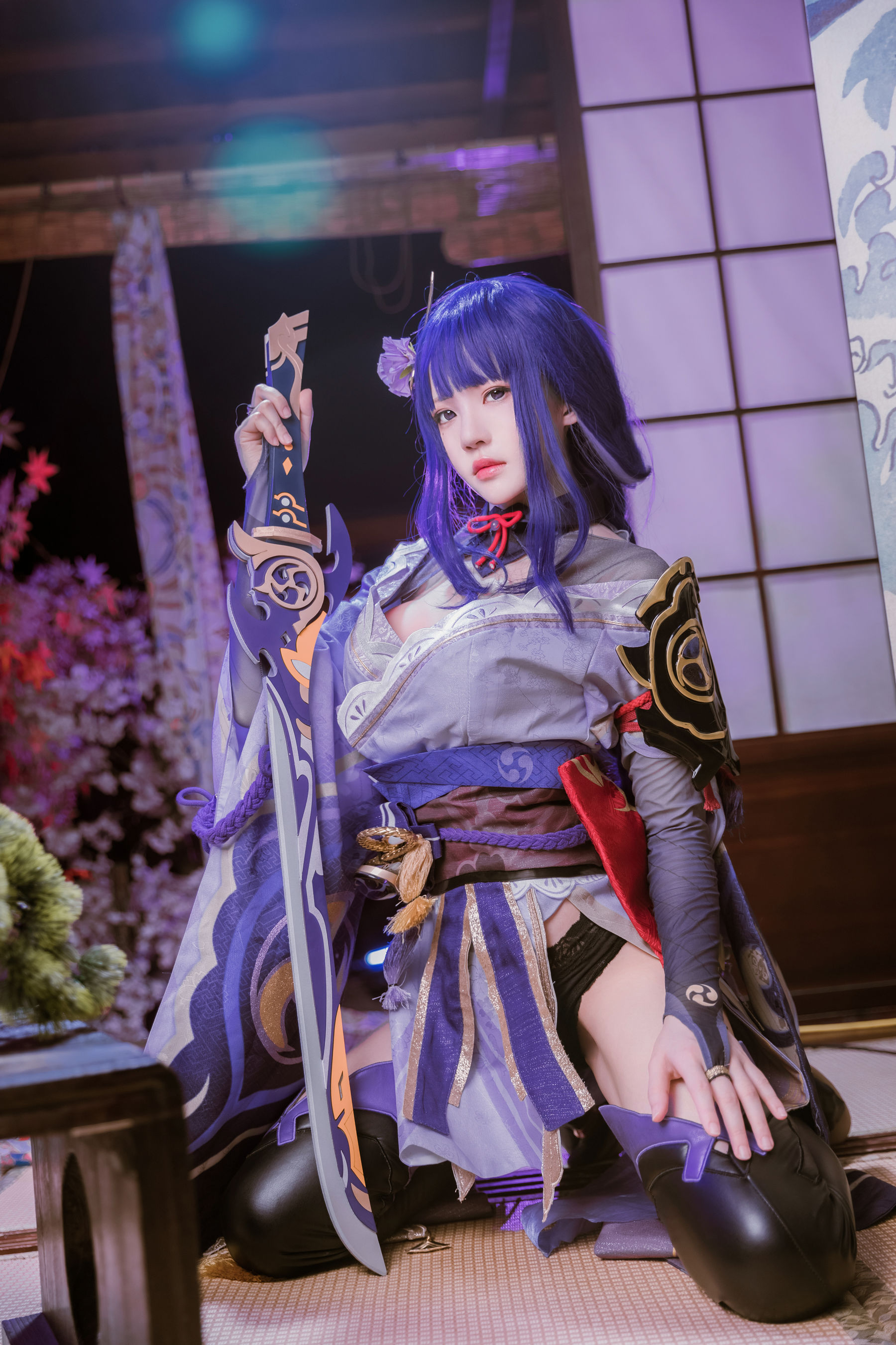 [福利COS] 桜桃喵 - 雷电将军第7张