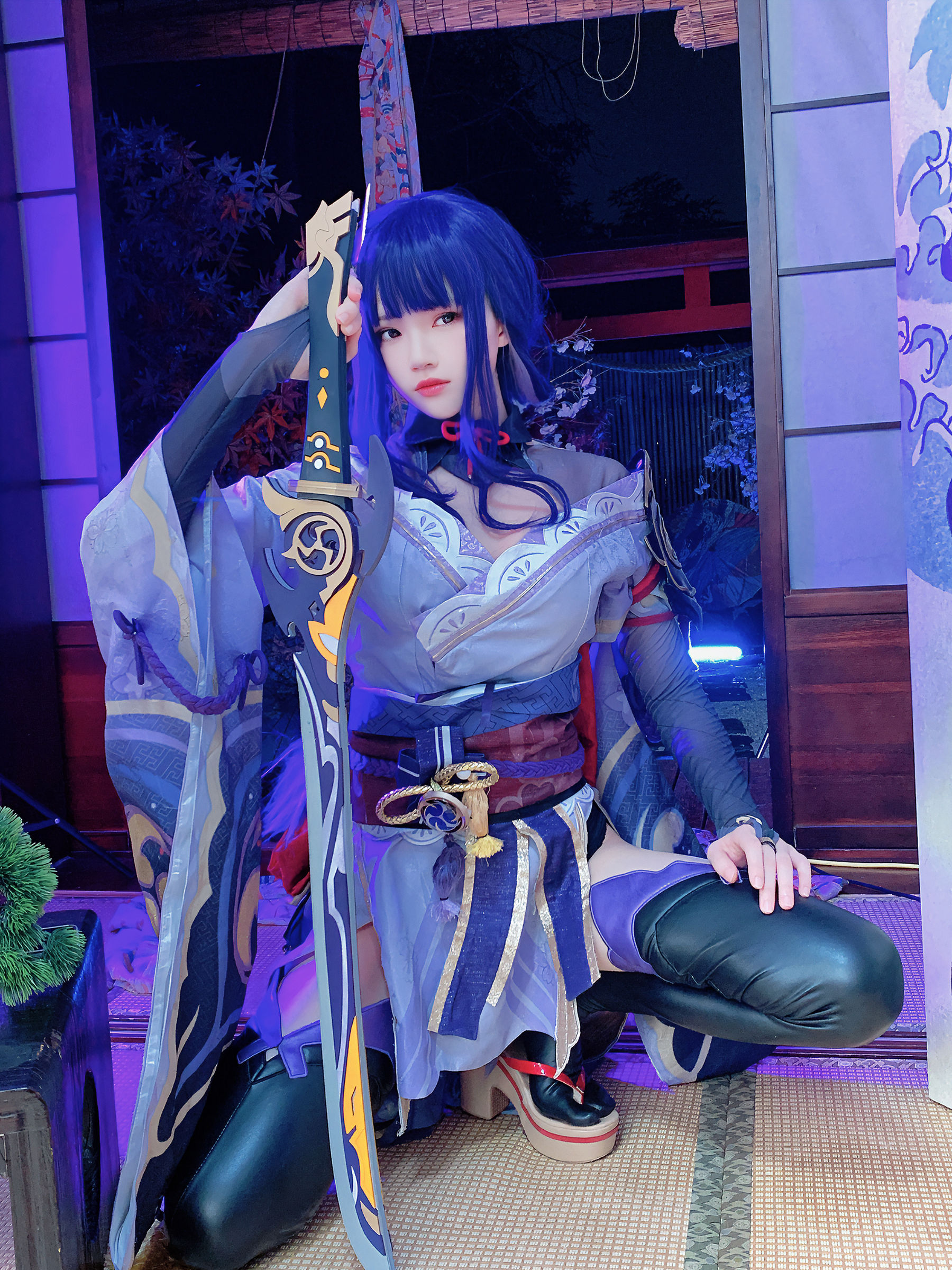 [福利COS] 桜桃喵 - 雷电将军第18张