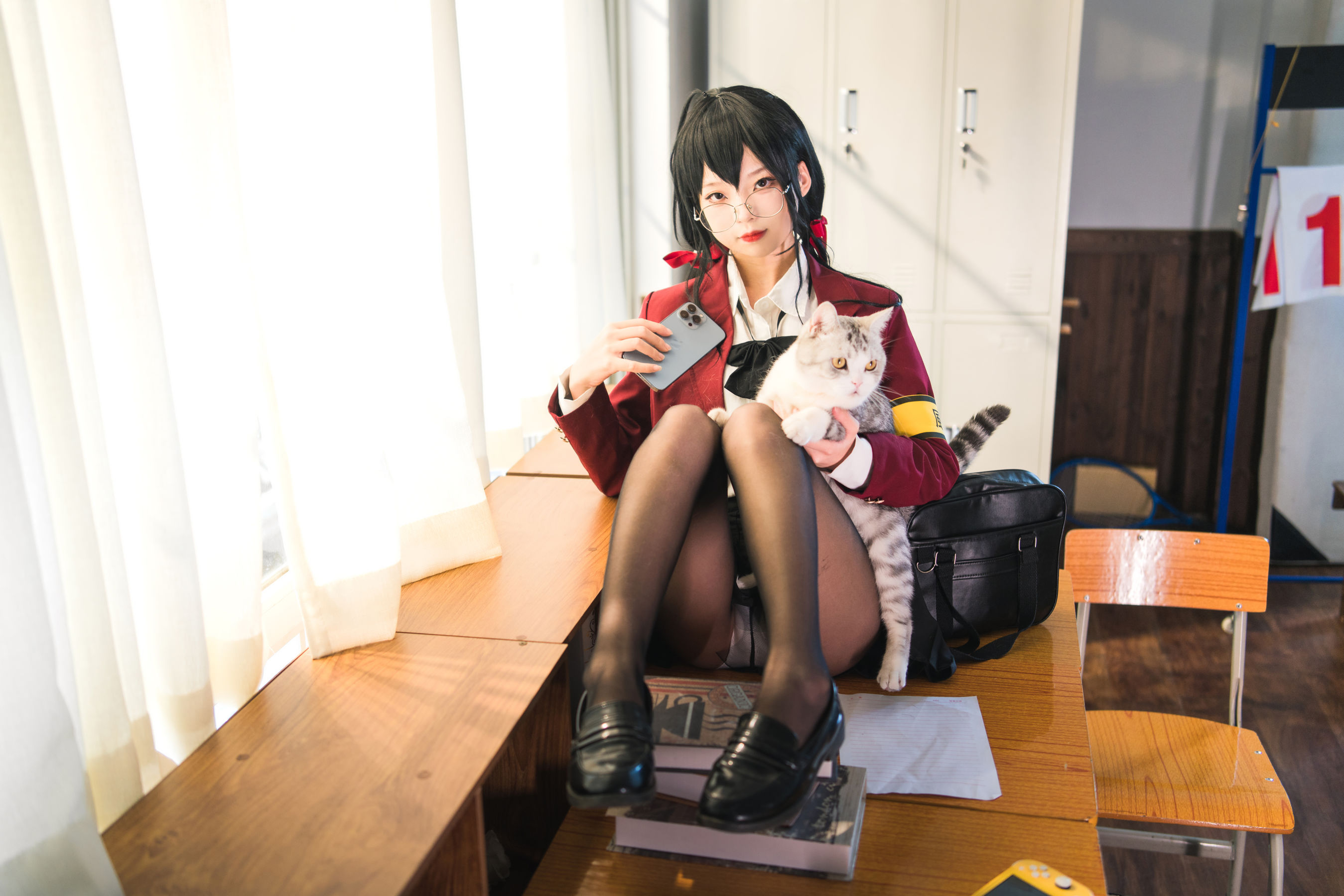 [福利COS] 狐玖玖 - 碧蓝航线 大凤JK第8张