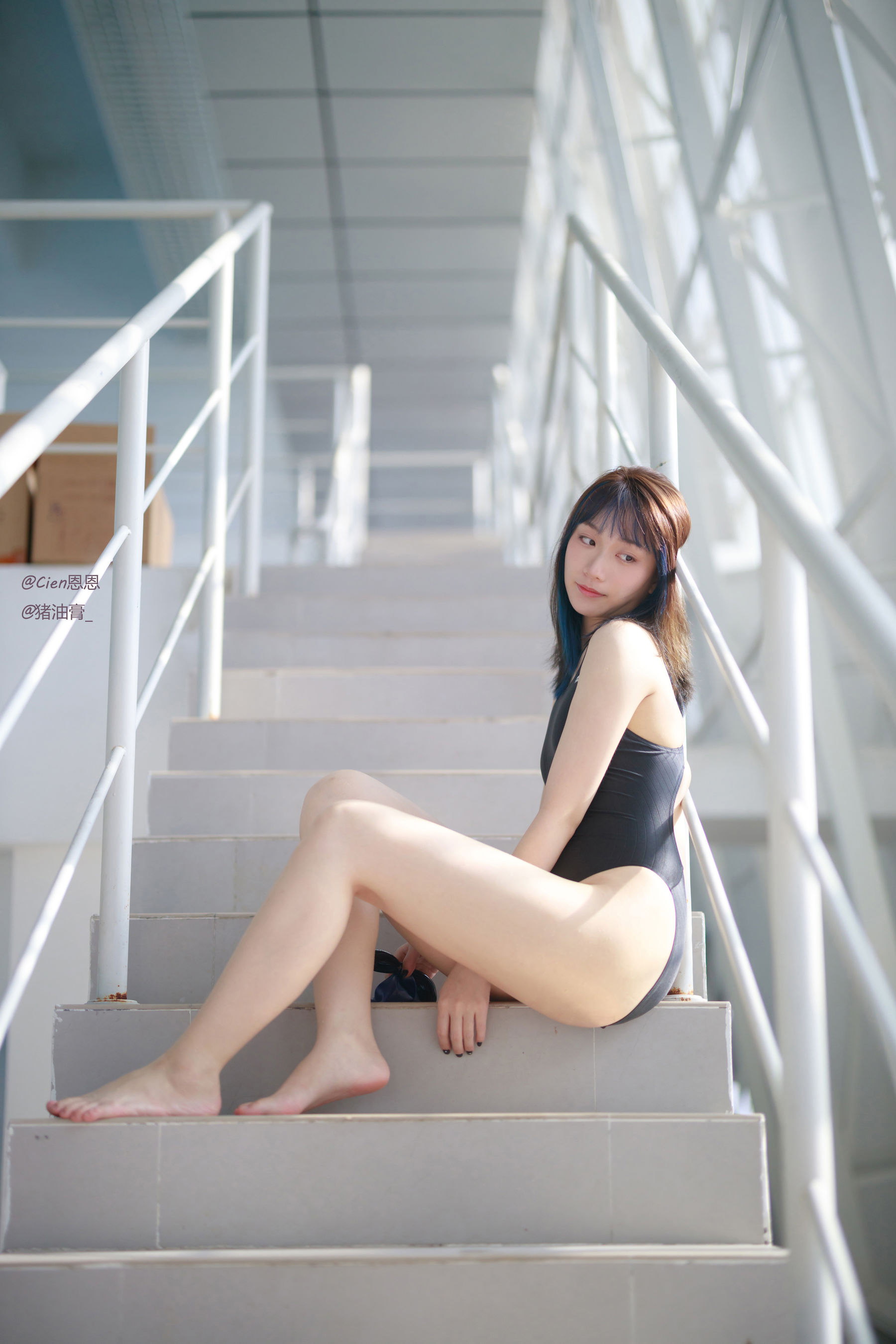 [福利COS] 微博COS妹子Cien恩恩 - 竞泳第14张