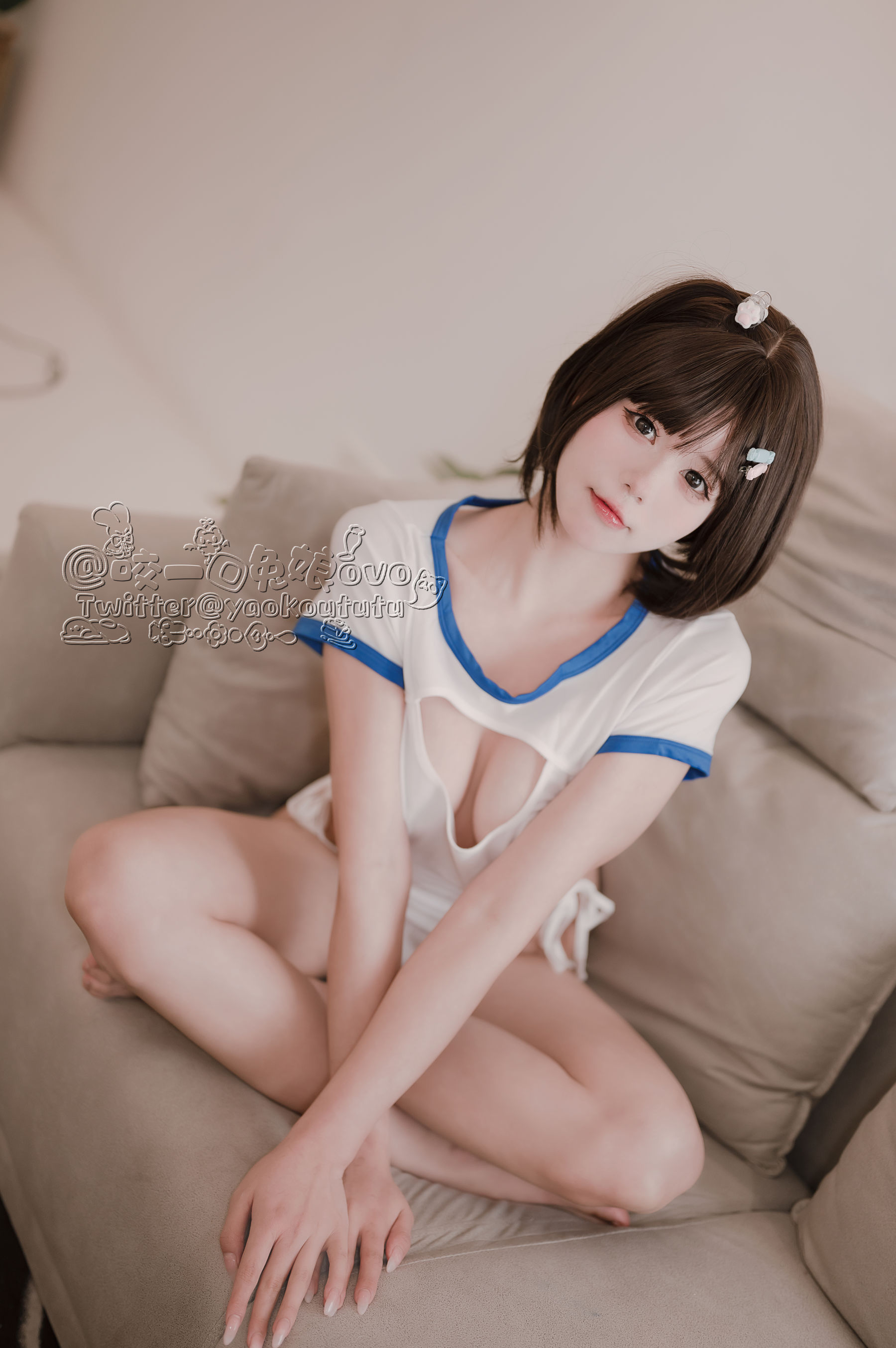 [福利COS] 咬一口兔娘 - 纯白欲缸第4张