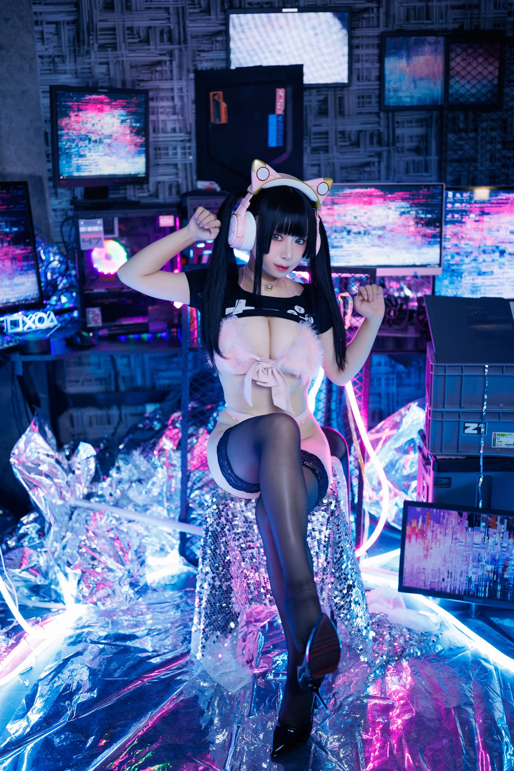 [福利COS] 胡桃猫Kurumineko - 电竞甜心第3张