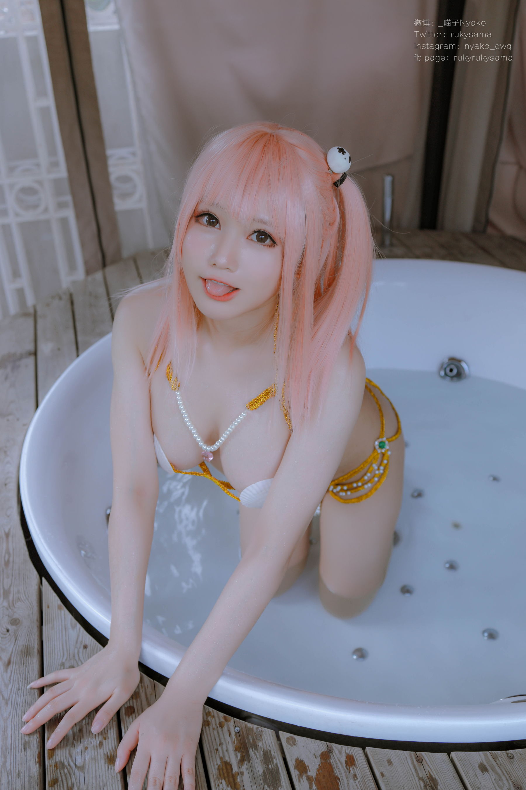 [福利COS] 萌妹子Nyako喵子 - DOAほのか 贝壳第14张