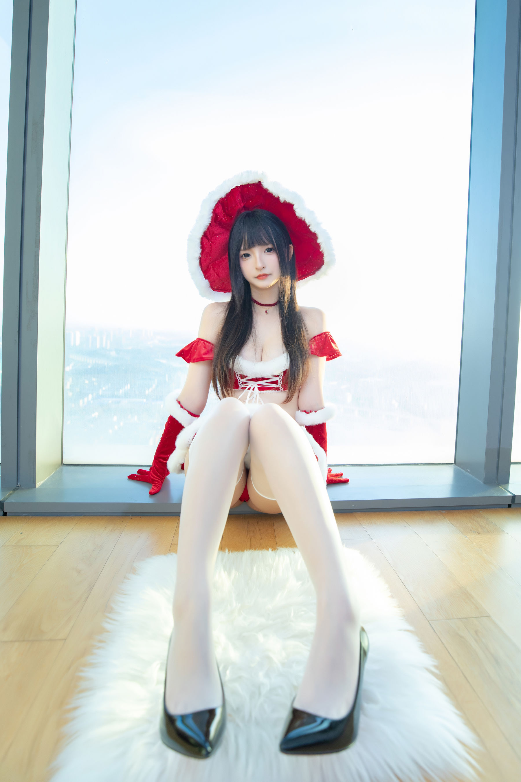 [福利COS] 萝莉神楽板真冬 之圣诞魔法第9张