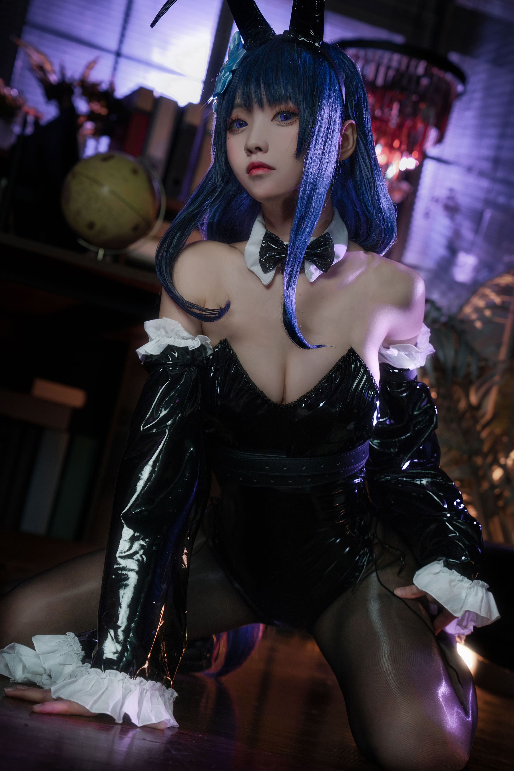 动漫博主大大卷卷小卷 - 原神雷电将军 兔女郎第3张