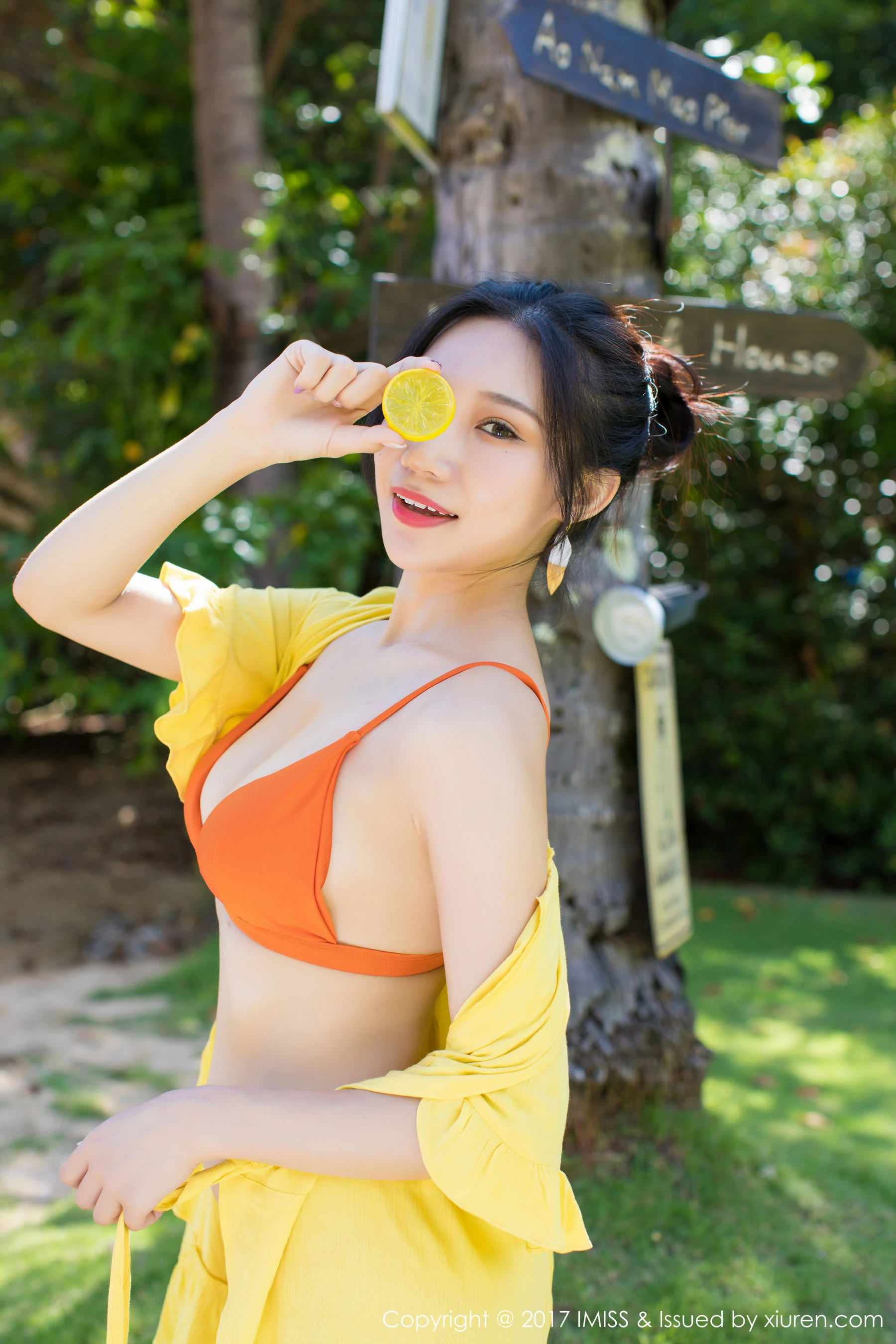 小狐狸Sica《甲米旅拍》比基尼湿身系列 爱蜜社IMiss VOL.202第12张