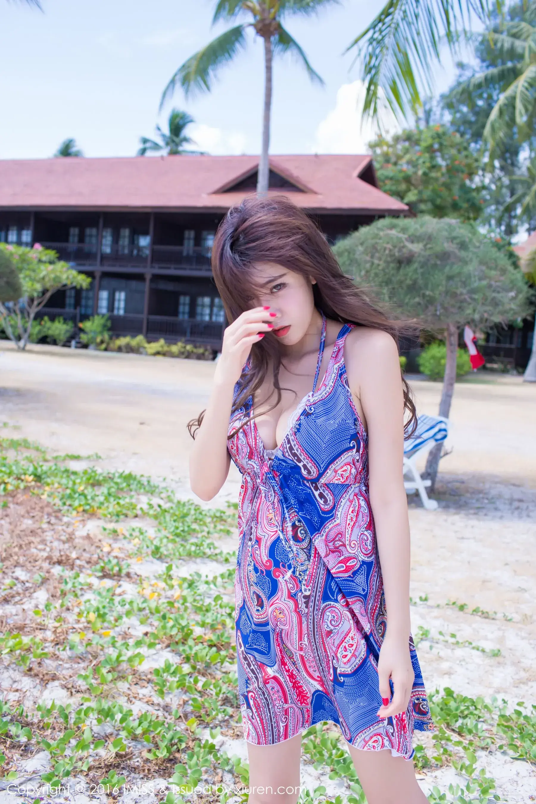 程小烦不烦《兰卡威旅拍》清新外拍 爱蜜社IMiss Vol.092第4张