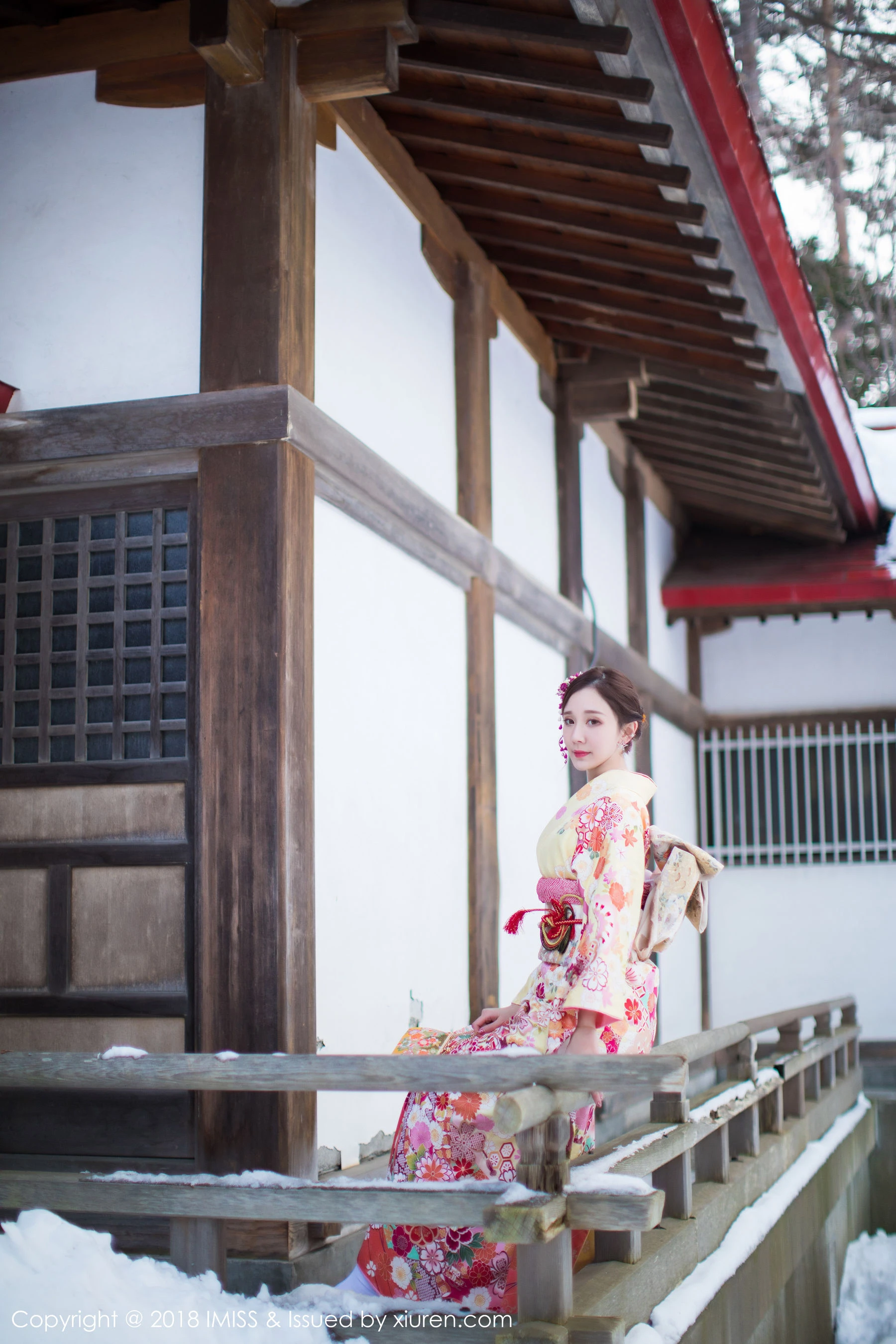  淼淼萌萌哒《北海道旅拍》 爱蜜社IMiss Vol.242第10张