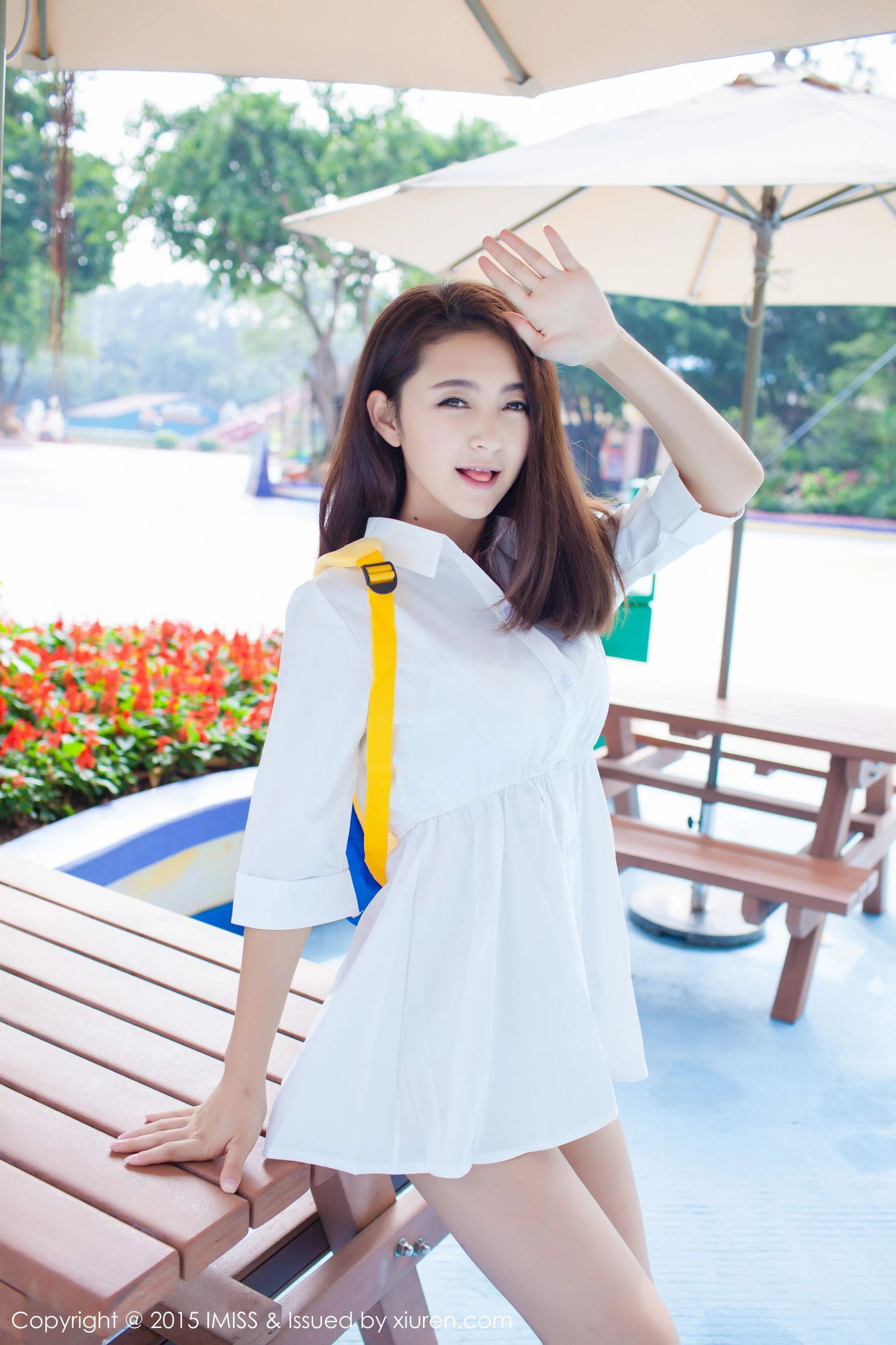  夏茉GIGI《小清新街拍》 爱蜜社IMiss Vol.053第2张