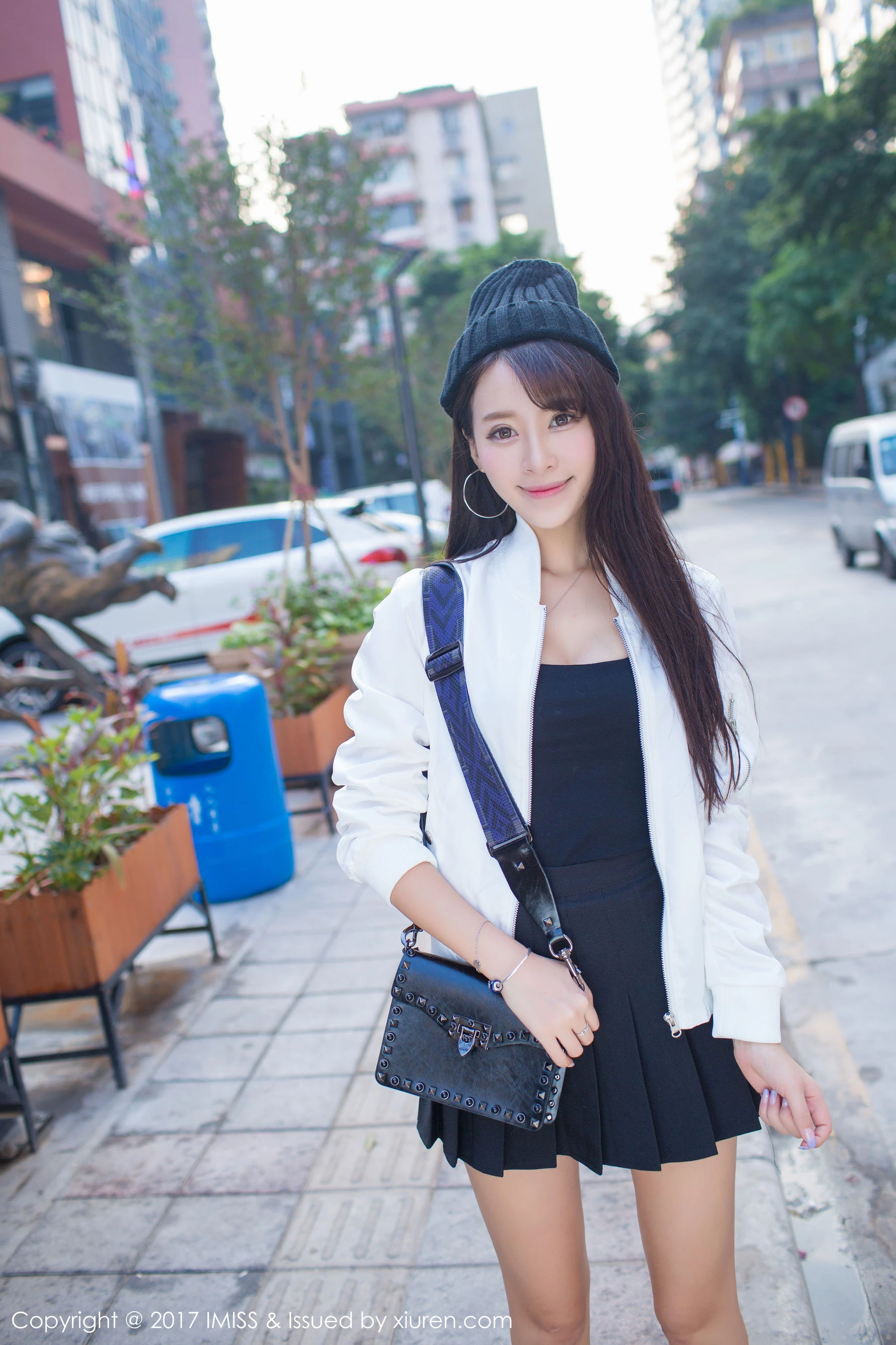 女神@王曼妮好Q街拍系列 爱蜜社 VOL.163第8张