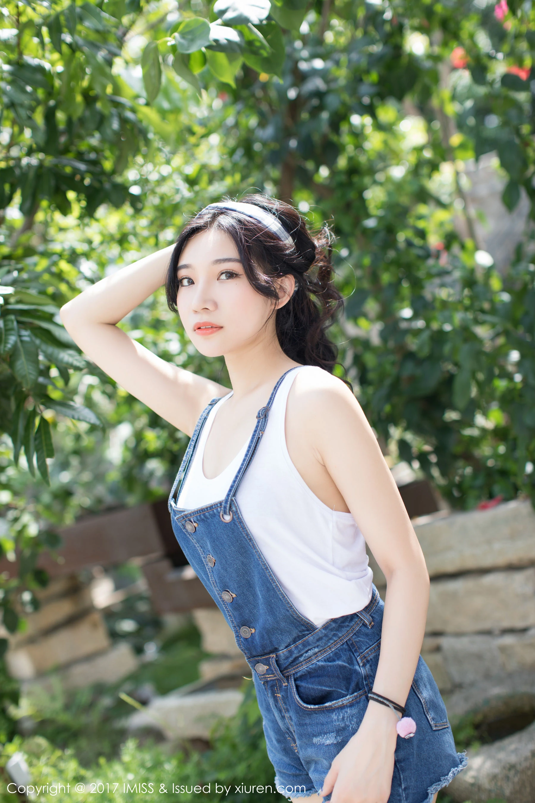 小狐狸Sica《牛仔短裤小清新系列》 爱蜜社 VOL.180第3张