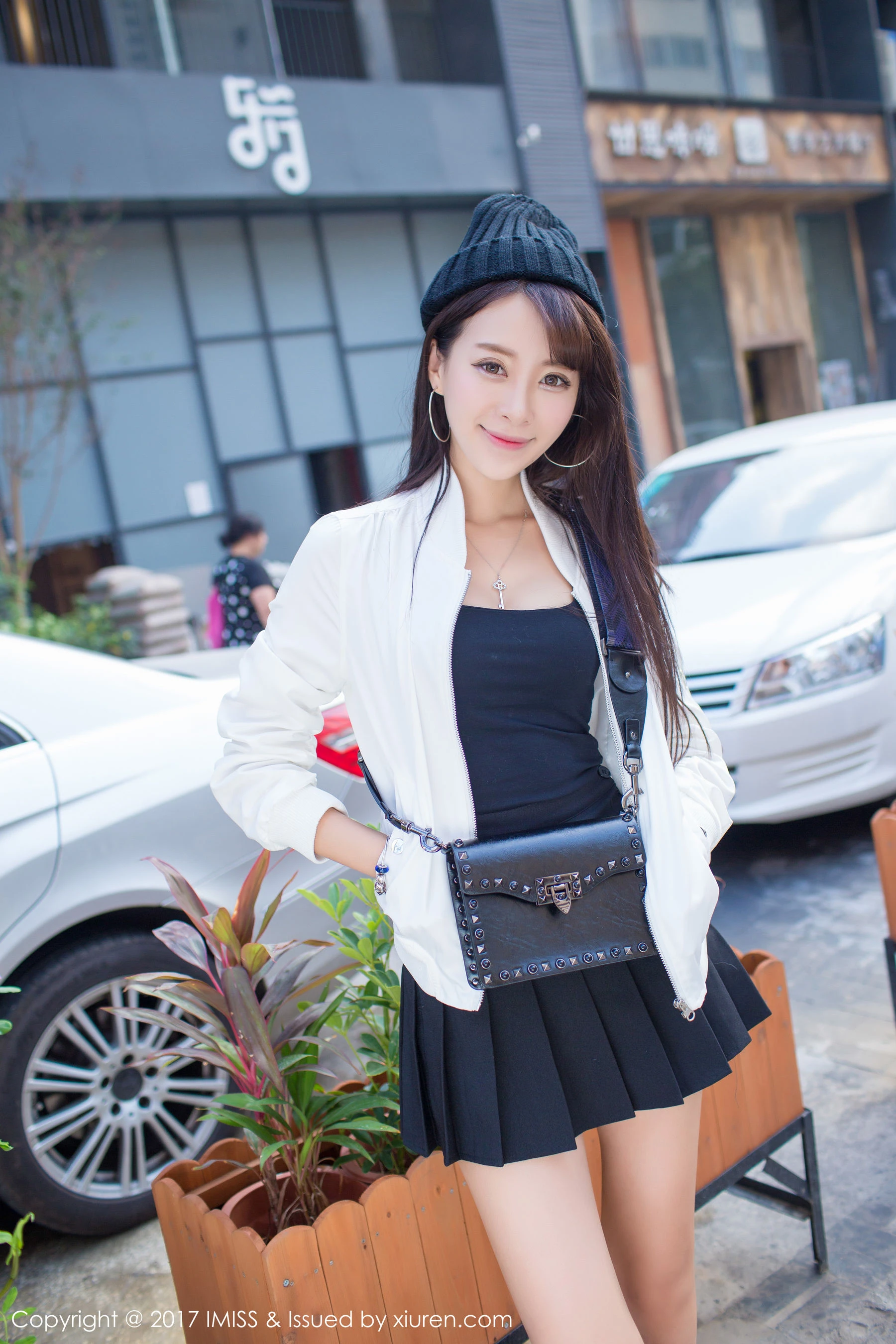 女神@王曼妮好Q街拍系列 爱蜜社 VOL.163第9张