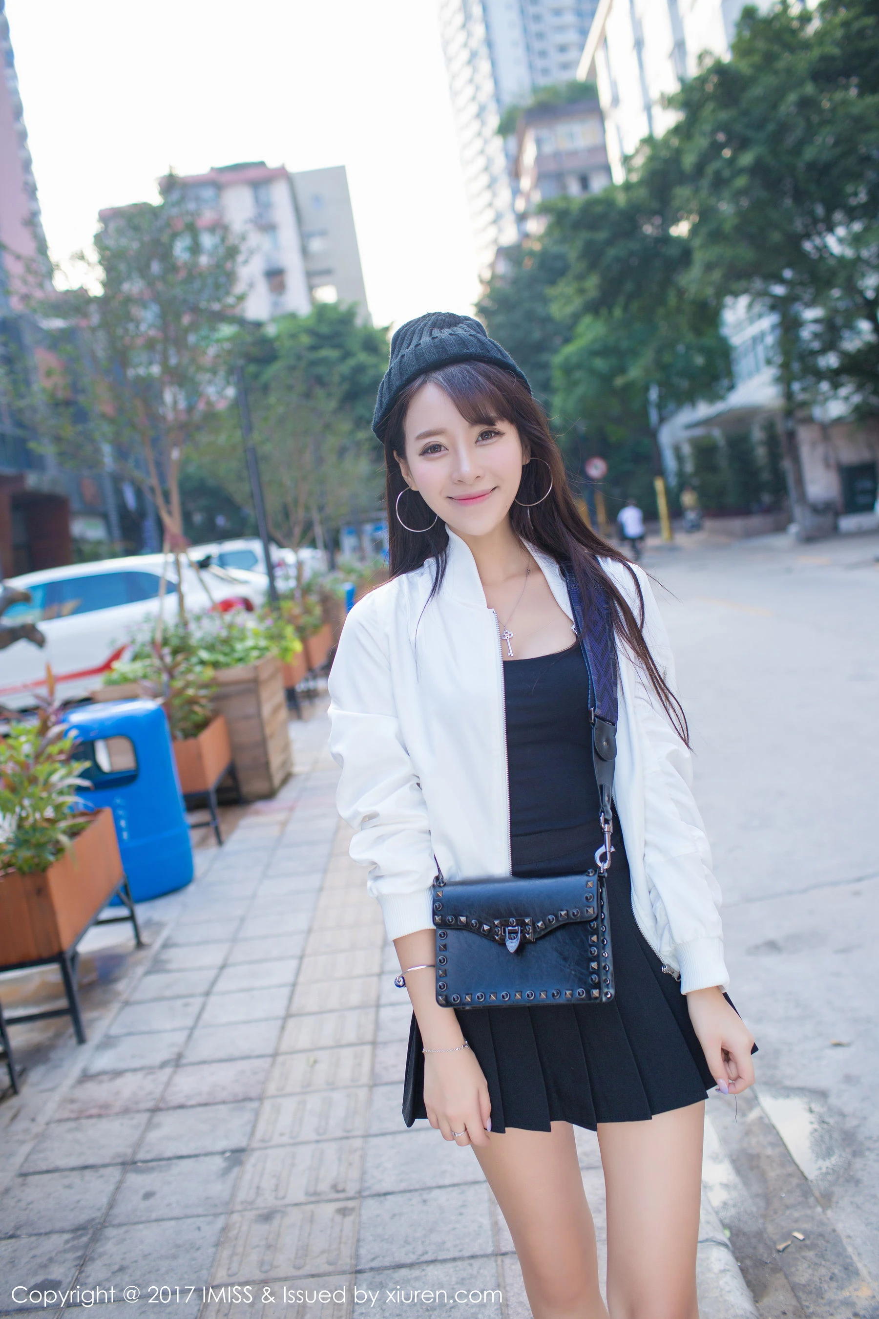 女神@王曼妮好Q街拍系列 爱蜜社 VOL.163第9张