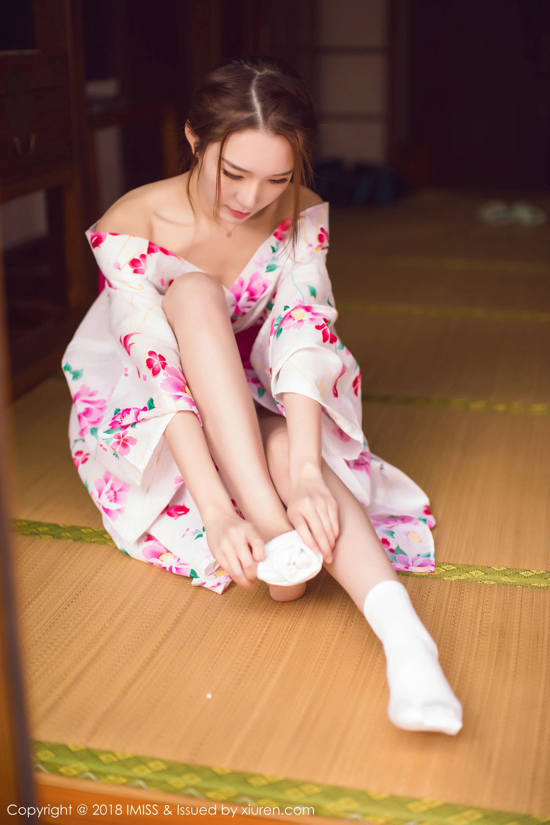 新人模特katrina《首套写真》 爱蜜社IMiss Vol.252第9张